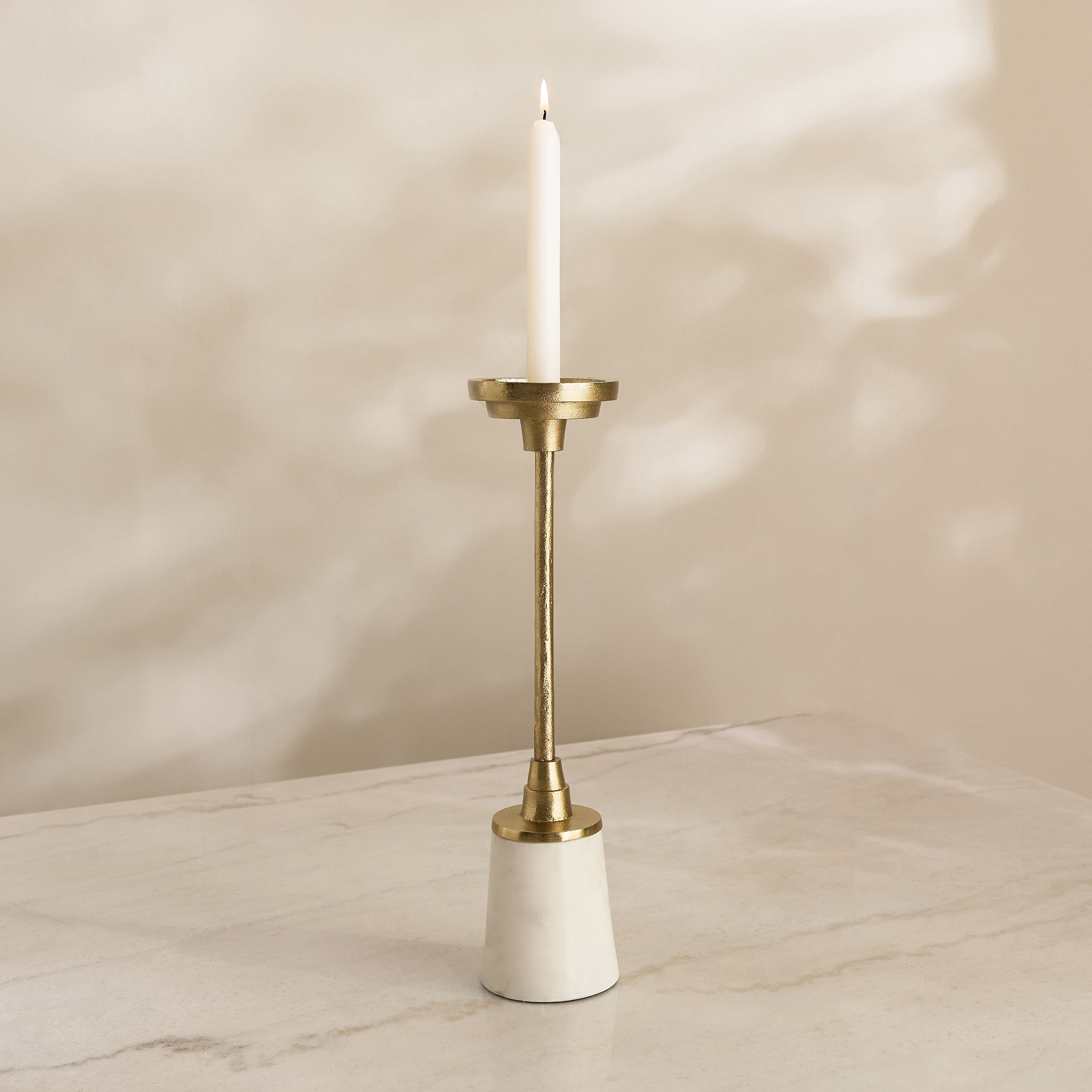 Casa Vero Decorative Pillar Candleholder - 10x10x40 cm-hbxlivingroom-decorandaccessories-candleholders-image-5