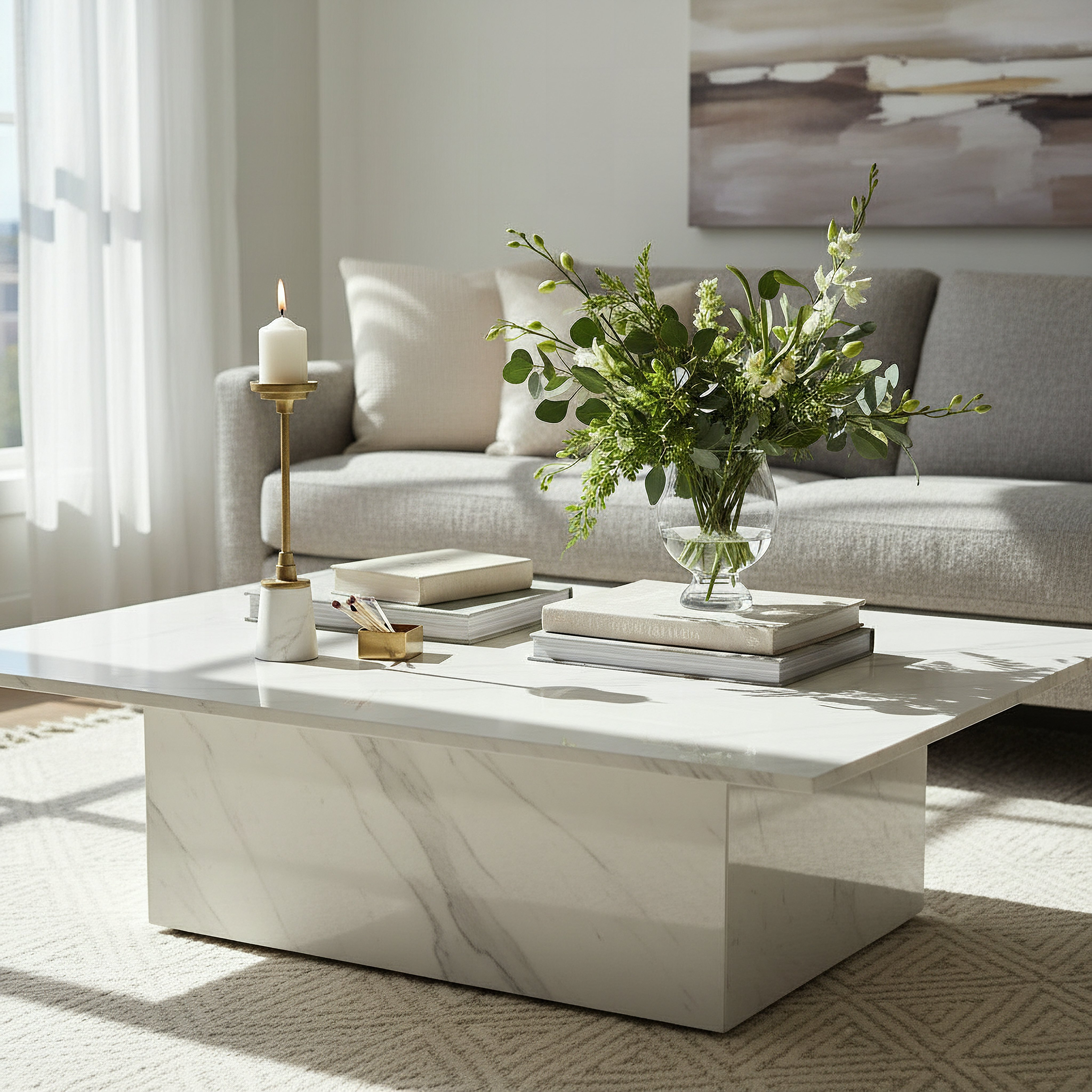 Casa Vero Decorative Pillar Candleholder - 10x10x40 cm-hbxlivingroom-decorandaccessories-candleholders-image-4