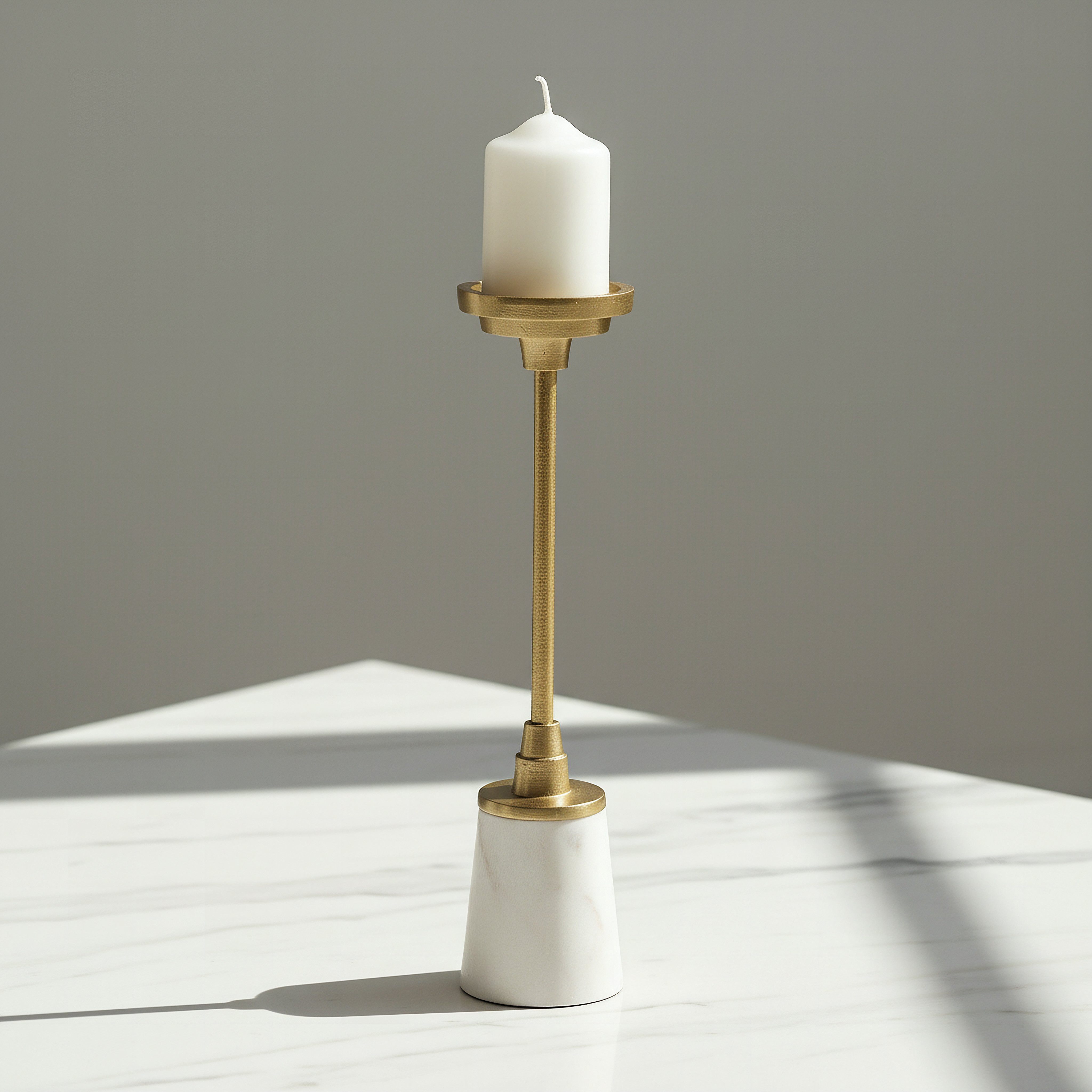 Casa Vero Decorative Pillar Candleholder - 10x10x40 cm-hbxlivingroom-decorandaccessories-candleholders-image-2