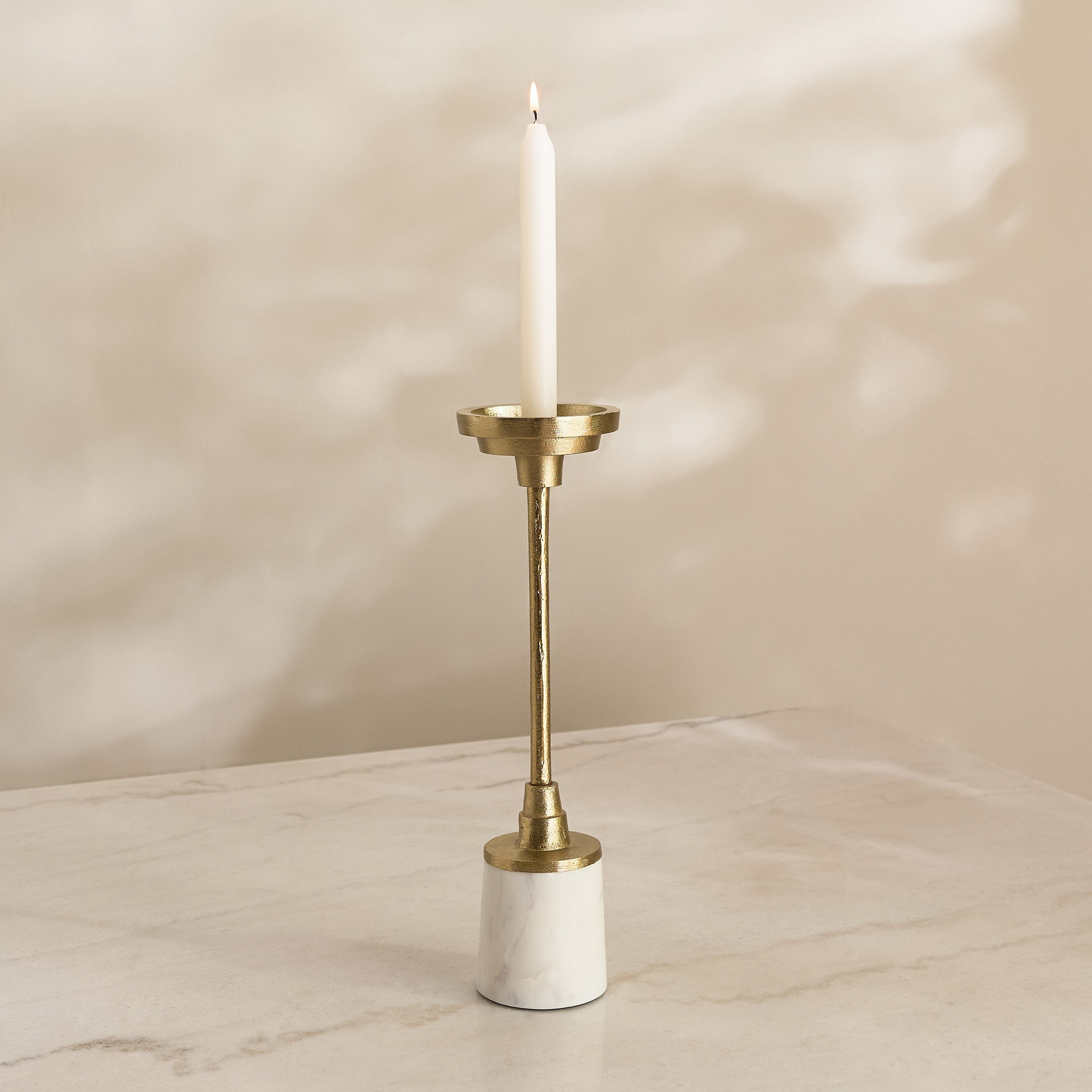 Casa Vero Decorative Pillar Candleholder - 10x10x35 cm-hbxlivingroom-decorandaccessories-candleholders-image-1