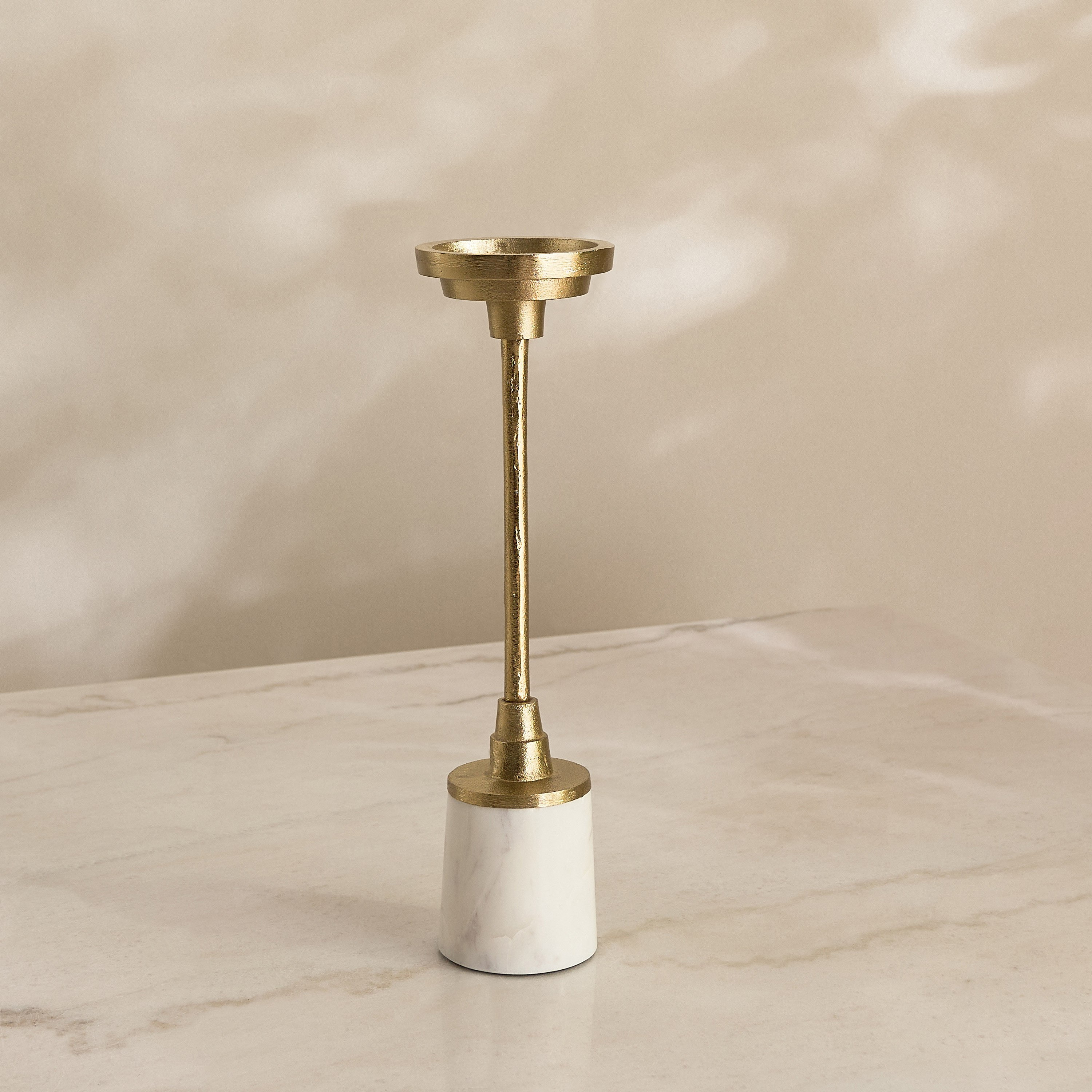 Casa Vero Decorative Pillar Candleholder - 10x10x35 cm-hbxlivingroom-decorandaccessories-candleholders-image-2