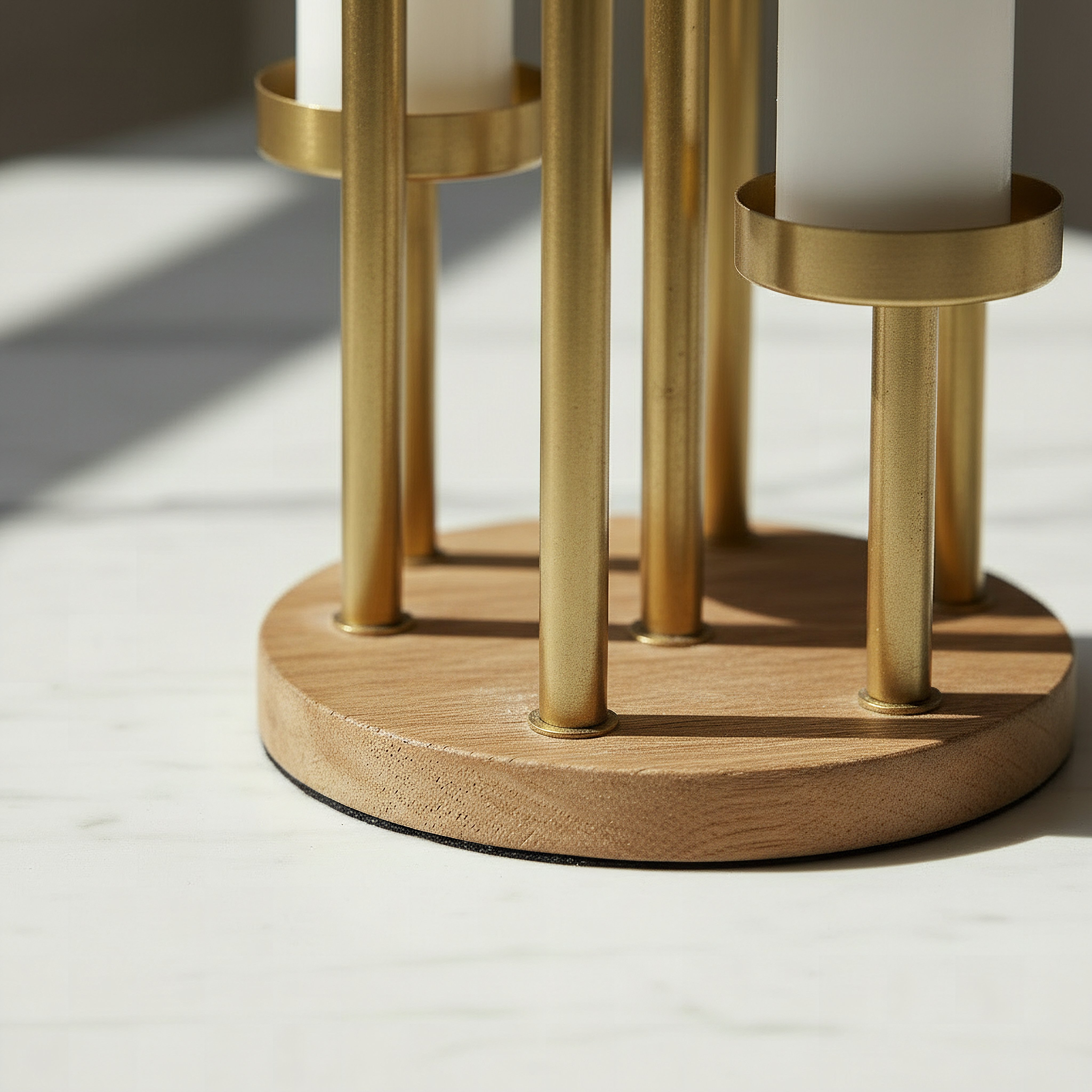 Casa Vero Decorative Pillar Candle Stand - 15.5x15.5x34 cm-hbxlivingroom-decorandaccessories-candleholders-image-4