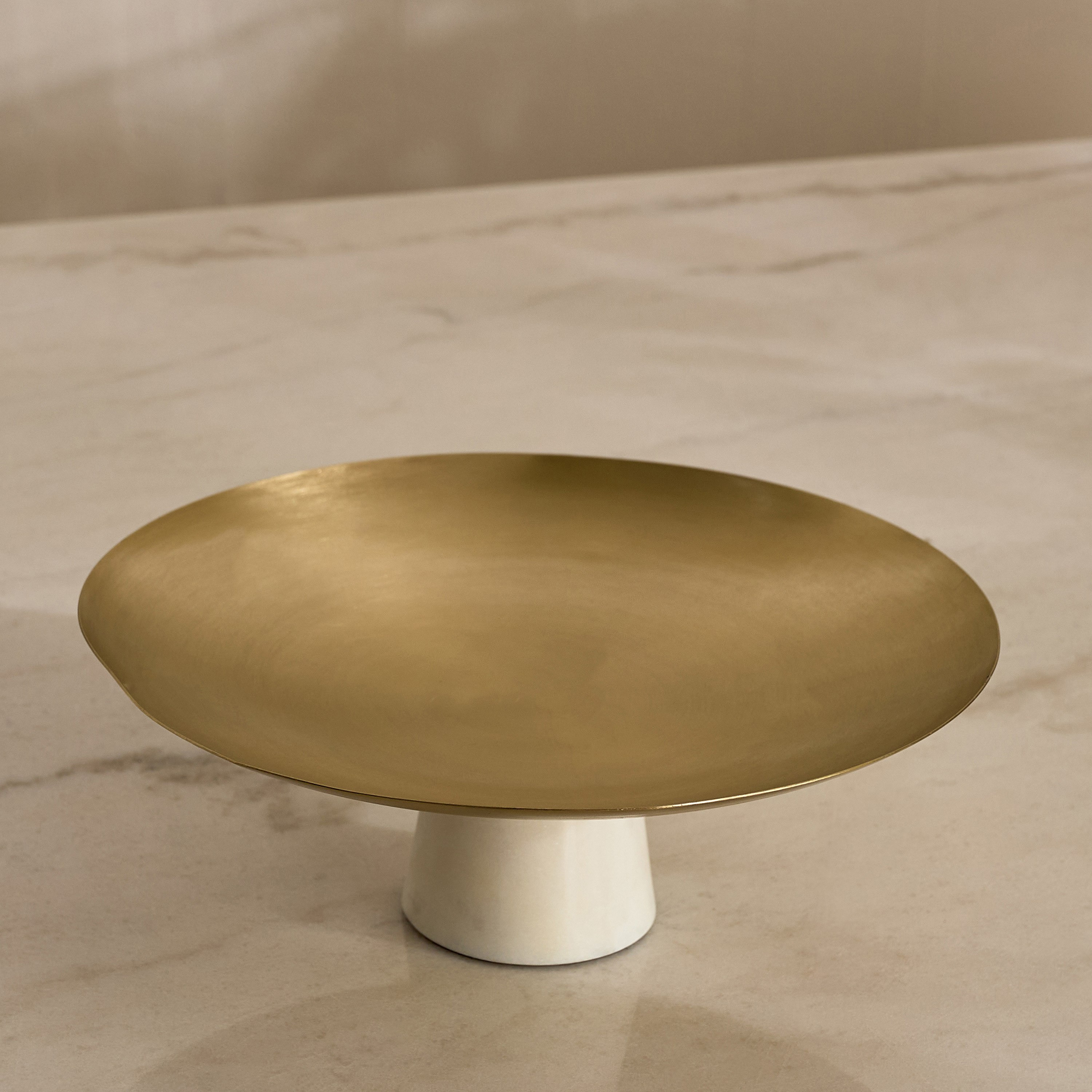 Casa Vero Decorative Footed Tray with Marble Base - 28x28x10 cm-hbxhomeware-hbxdecorandfurnishings-image-5