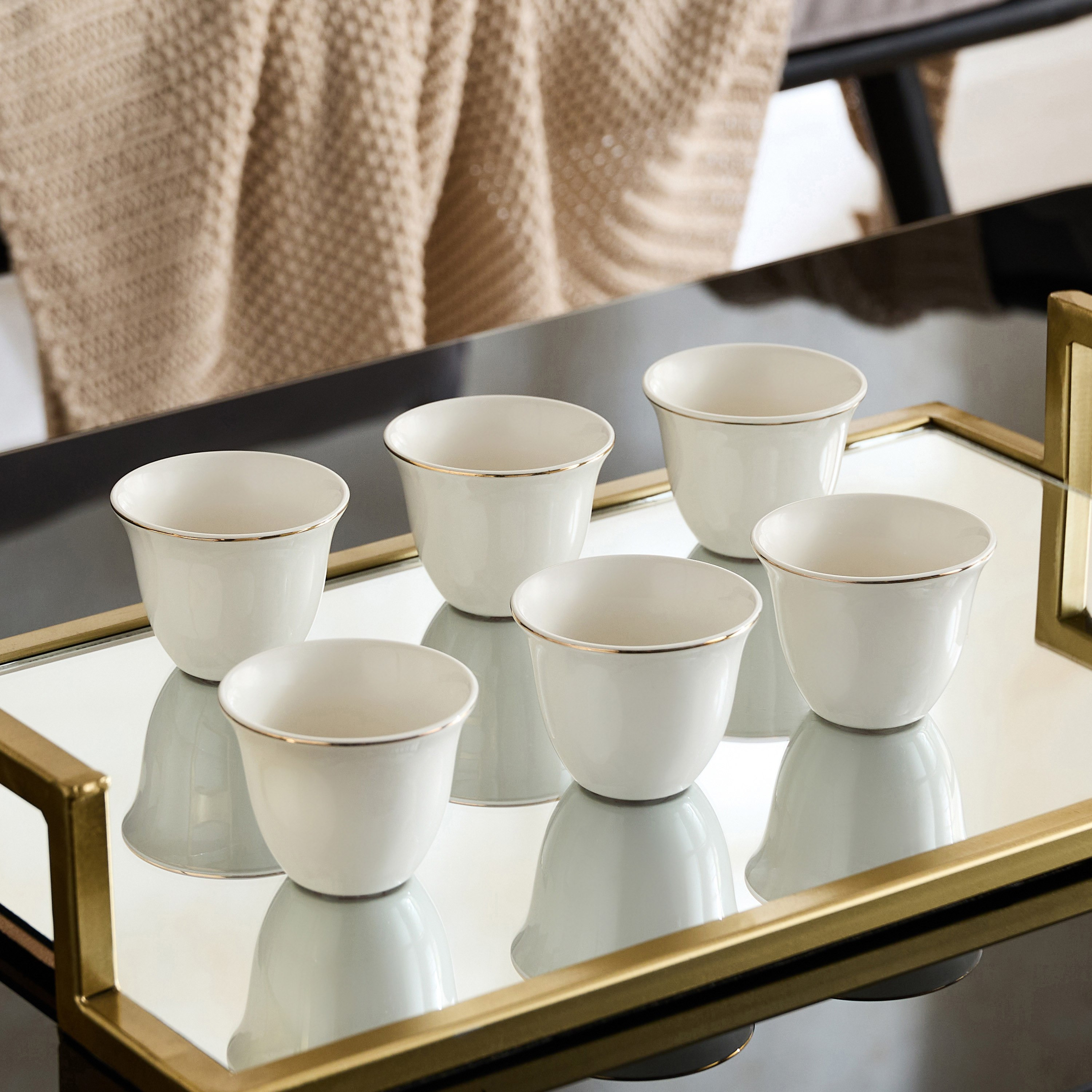 طقم فناجين قهوة 6 قطع من ليالي نور - 80 مل-hbxhomeware-diningandtabletop-coffeeandteasets-image-5