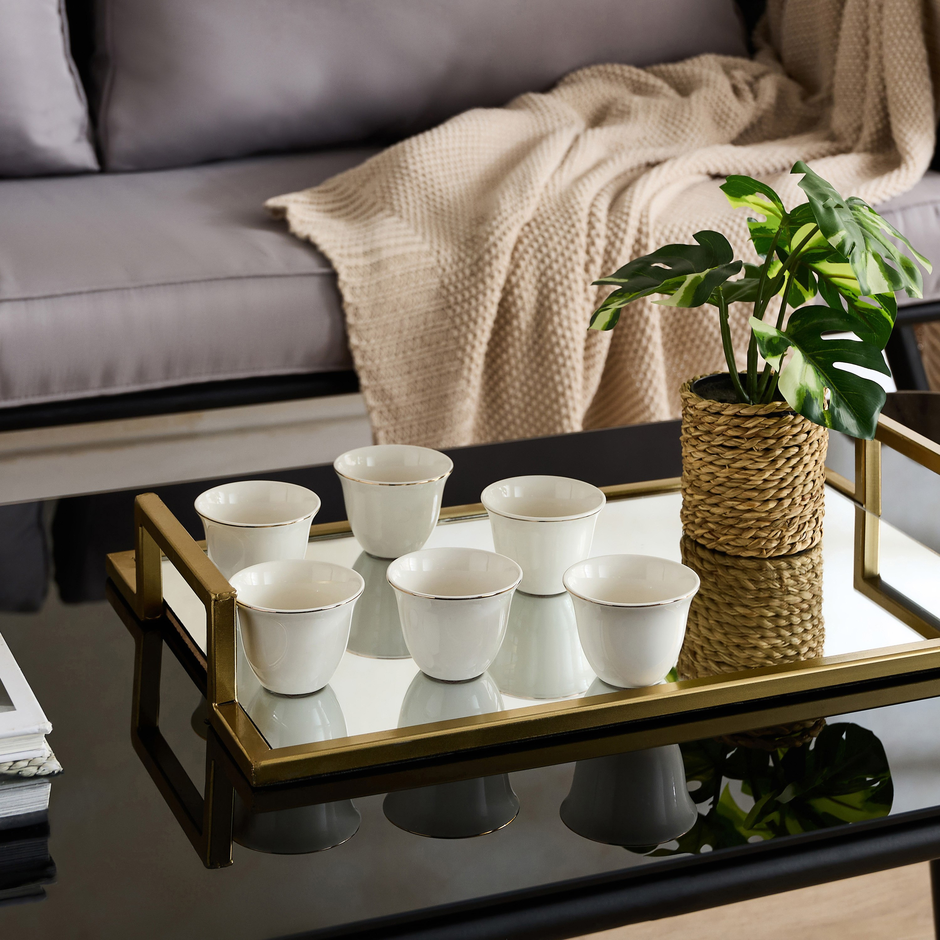 طقم فناجين قهوة 6 قطع من ليالي نور - 80 مل-hbxhomeware-diningandtabletop-coffeeandteasets-image-8