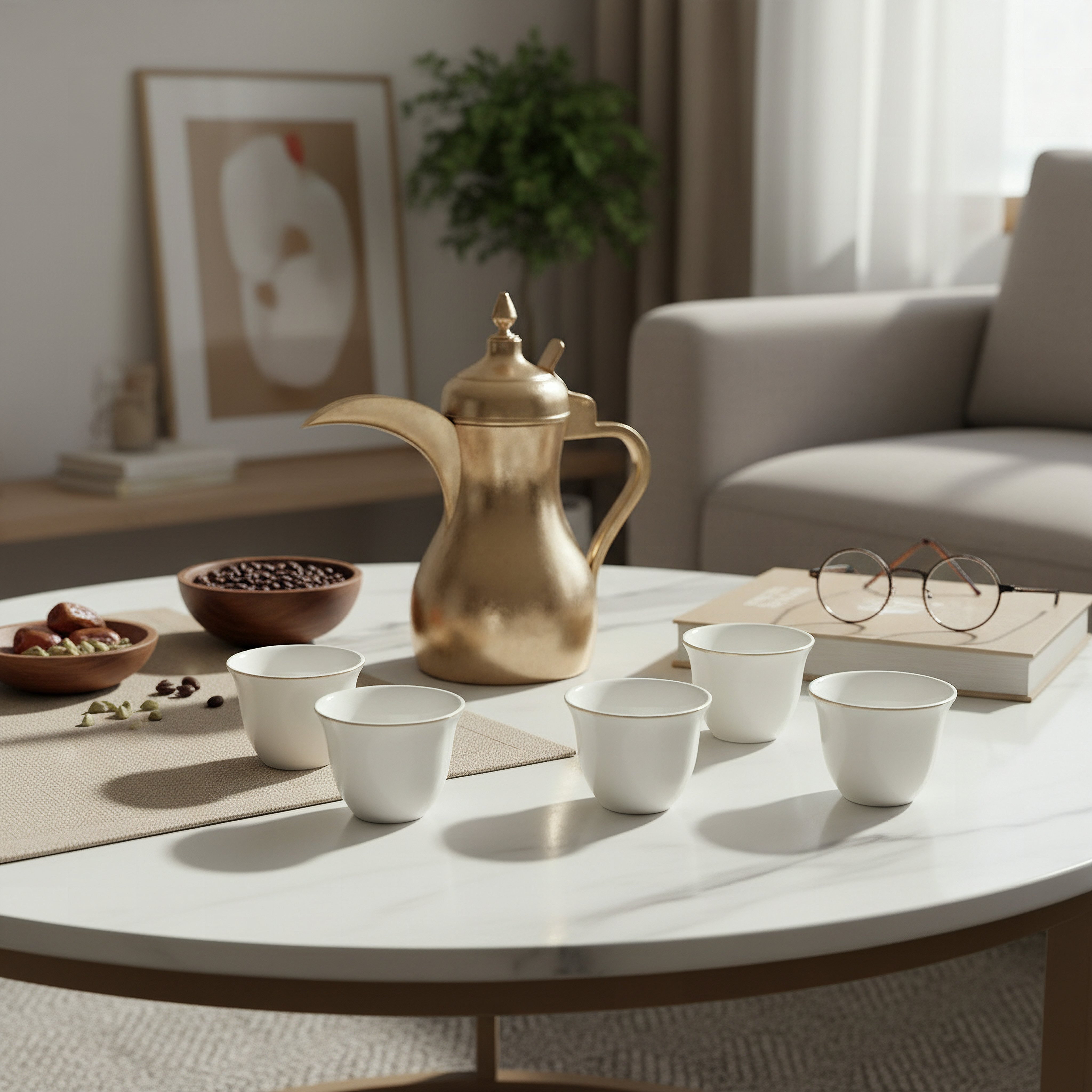 طقم فناجين قهوة 6 قطع من ليالي نور - 80 مل-hbxhomeware-diningandtabletop-coffeeandteasets-image-4
