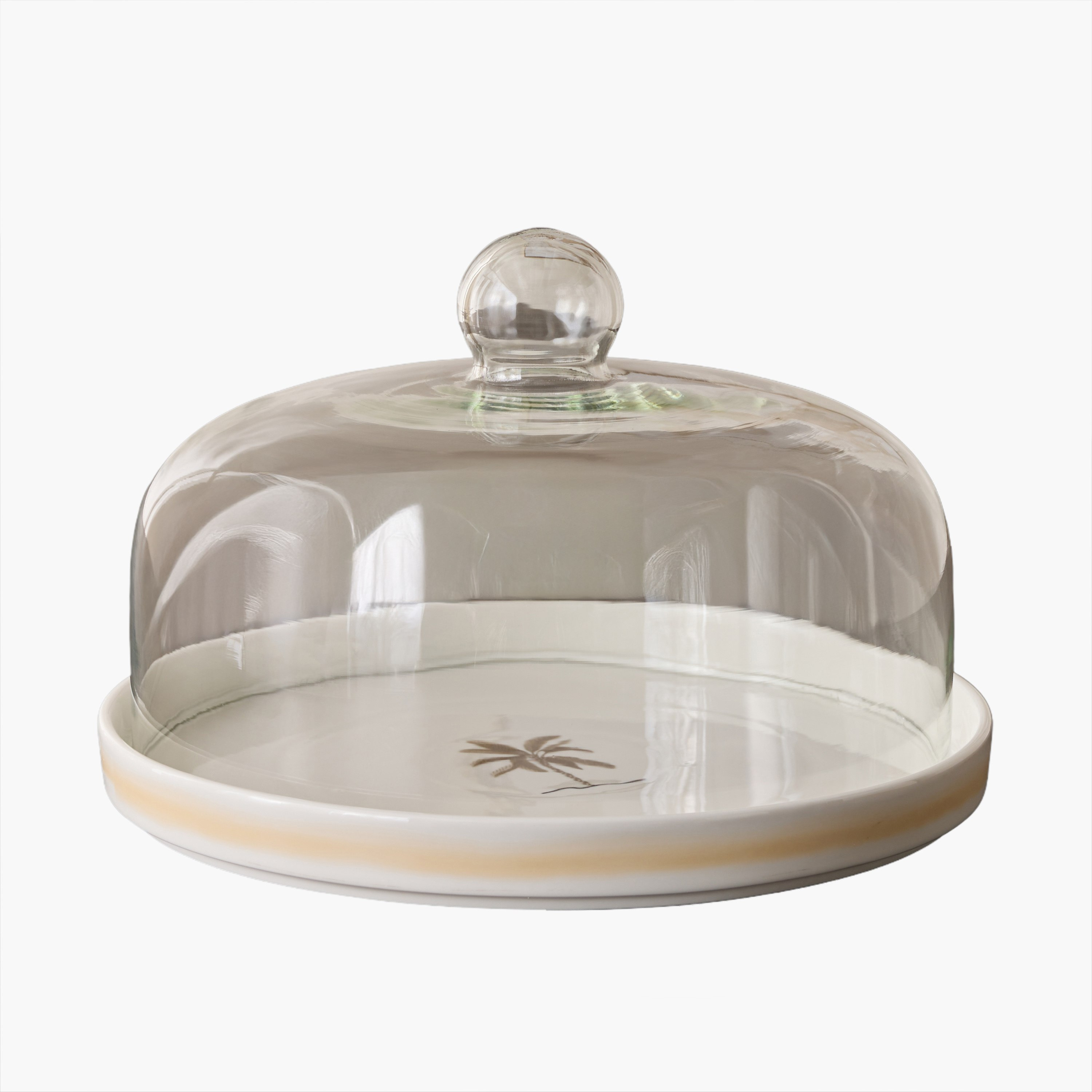 صحن كيك بغطاء قبة من صحارا - 32 سم-hbxdecorandfurnishings-tabletop-serveware-image-5