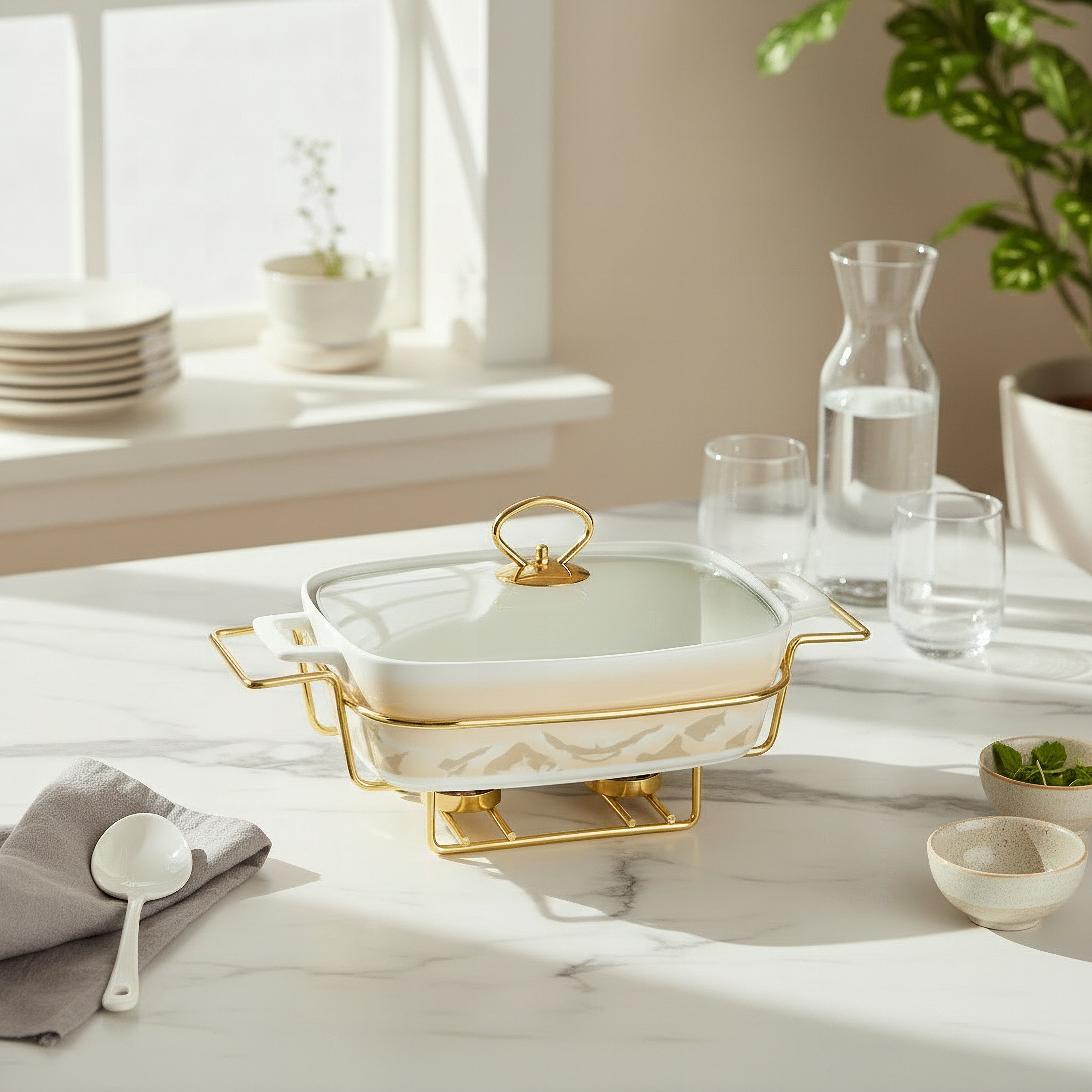 Sahra Food Warmer with Tealight-hbxdecorandfurnishings-tabletop-serveware-image-4
