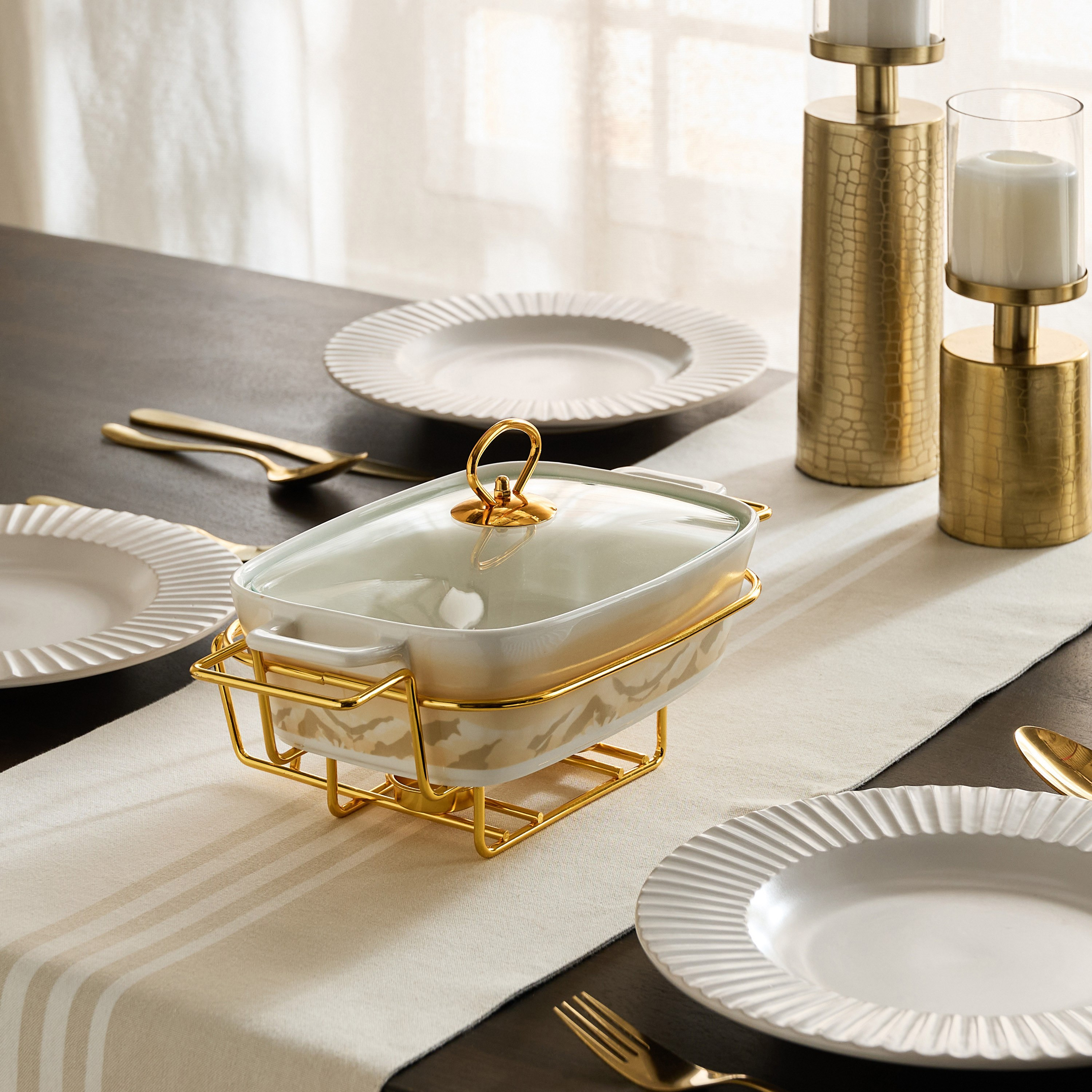 Sahra Food Warmer with Tealight-hbxdecorandfurnishings-tabletop-serveware-image-11