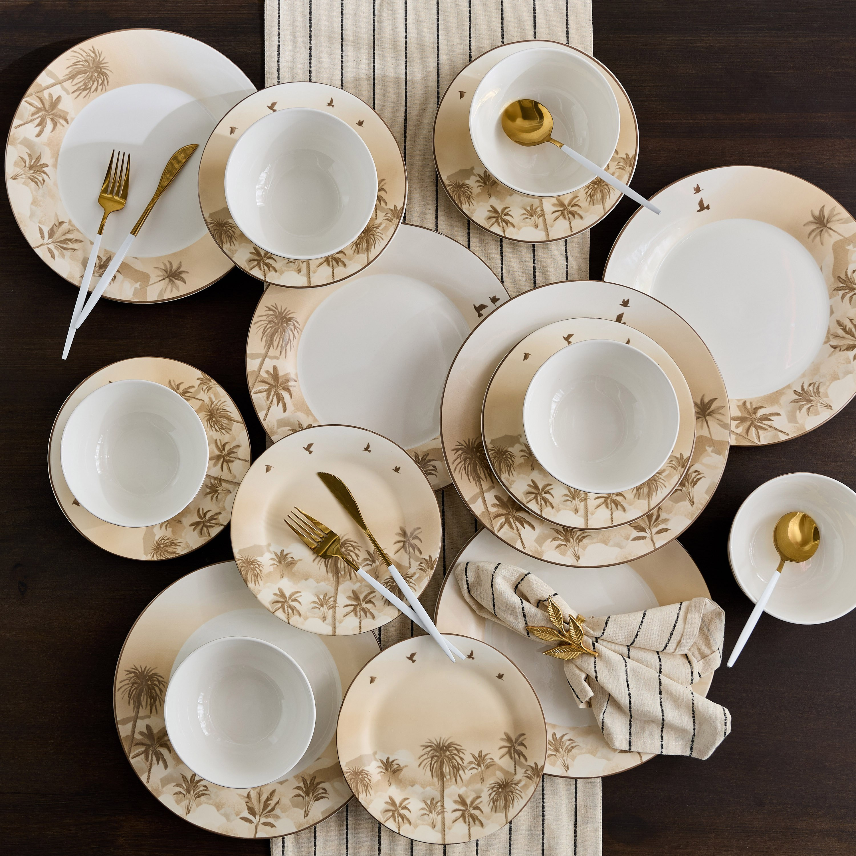 طقم عشاء 18 قطعة من سارا - يكفي 6 أفراد-hbxdiningroom-tabletop-dinnersets-image-1