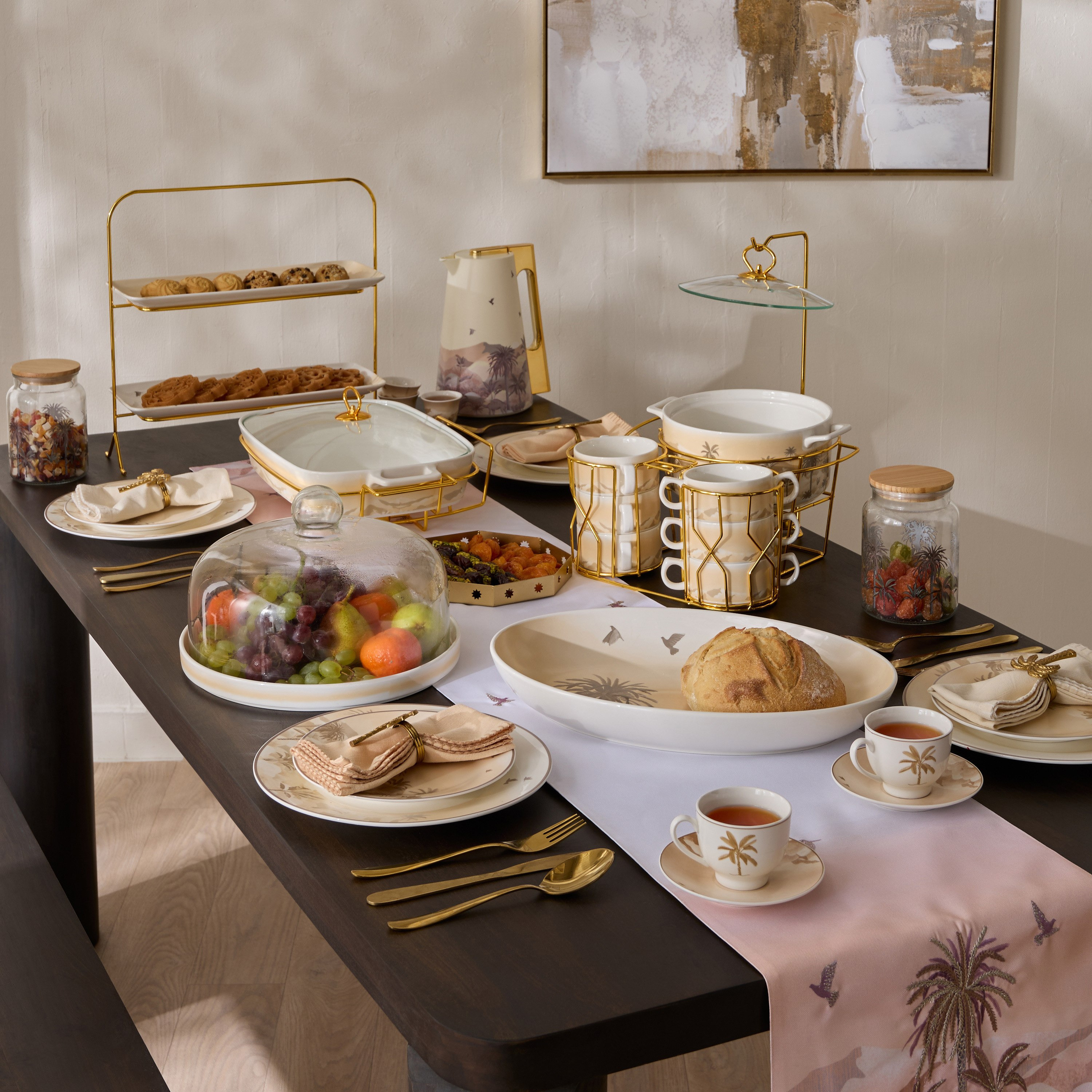 طقم فناجين وصحون 8 قطع من سارا - 180 مل-hbxhomeware-diningandtabletop-coffeeandteasets-image-5