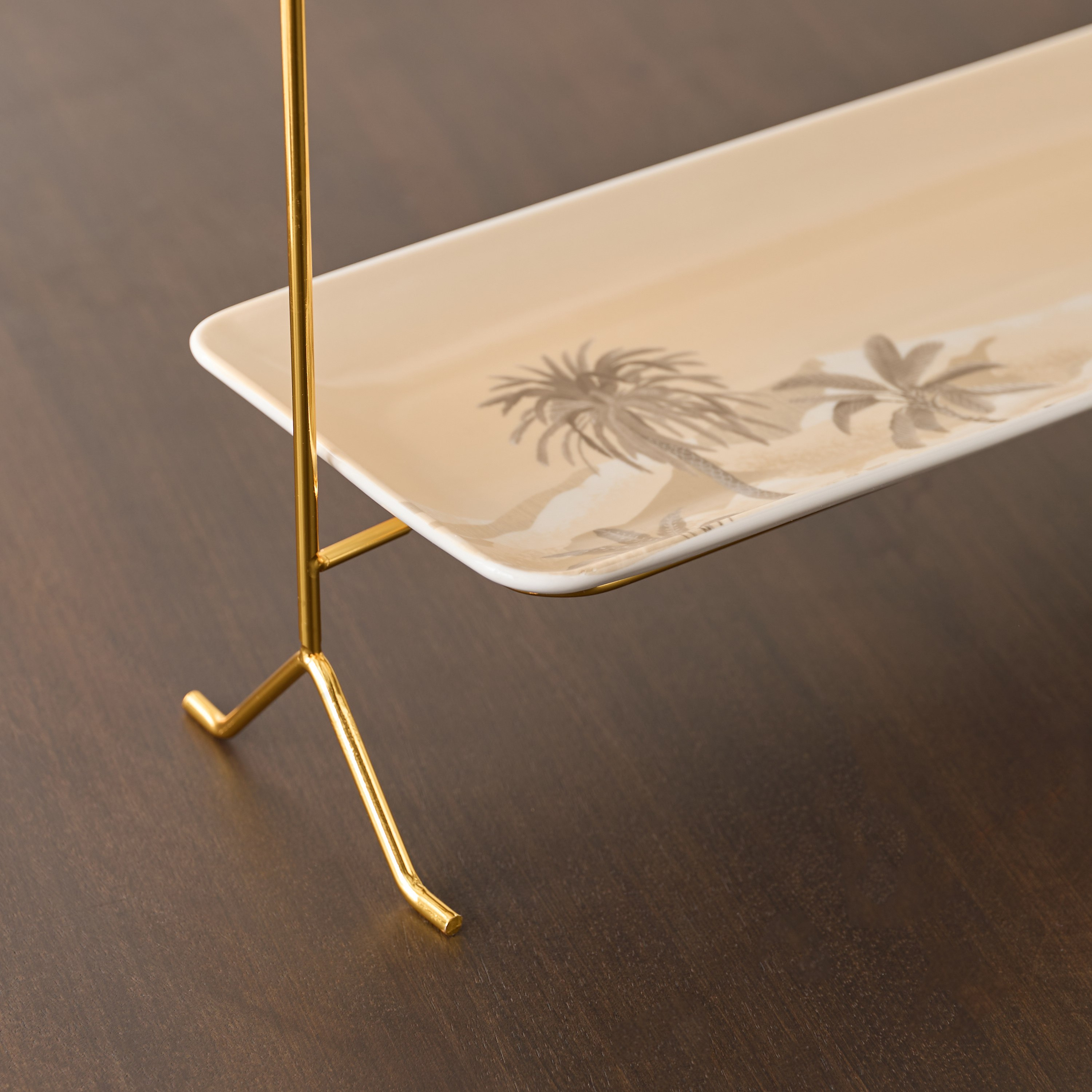 Sahra Rectangular 2-Tier Cake Stand - 40 cm-hbxdecorandfurnishings-tabletop-serveware-image-4