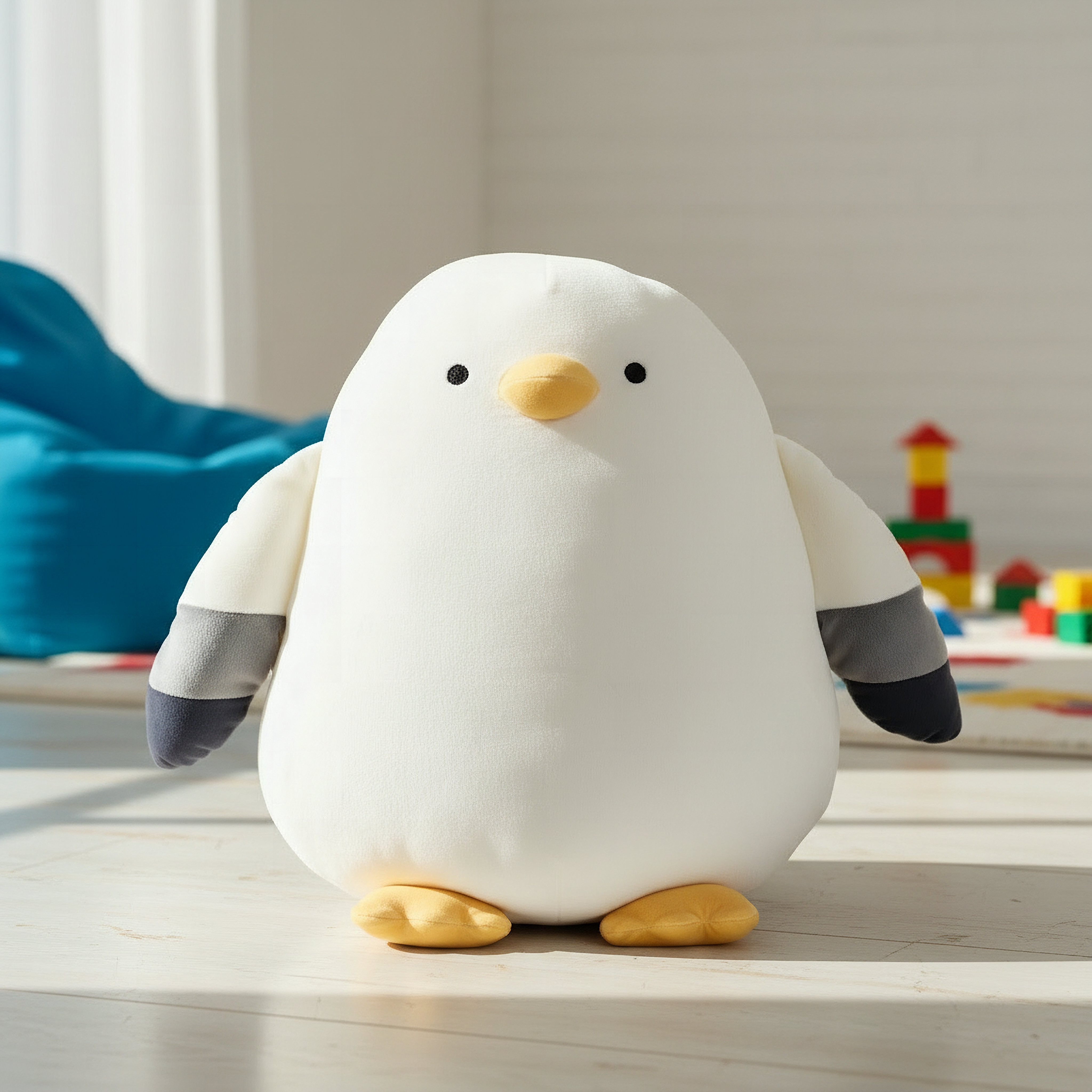 Centaur Penguin Shaped Cushion - 40x42x16 cm-hbxdecorandfurnishings-homefurnishings-cushionsandcovers-filledcushions-image-1