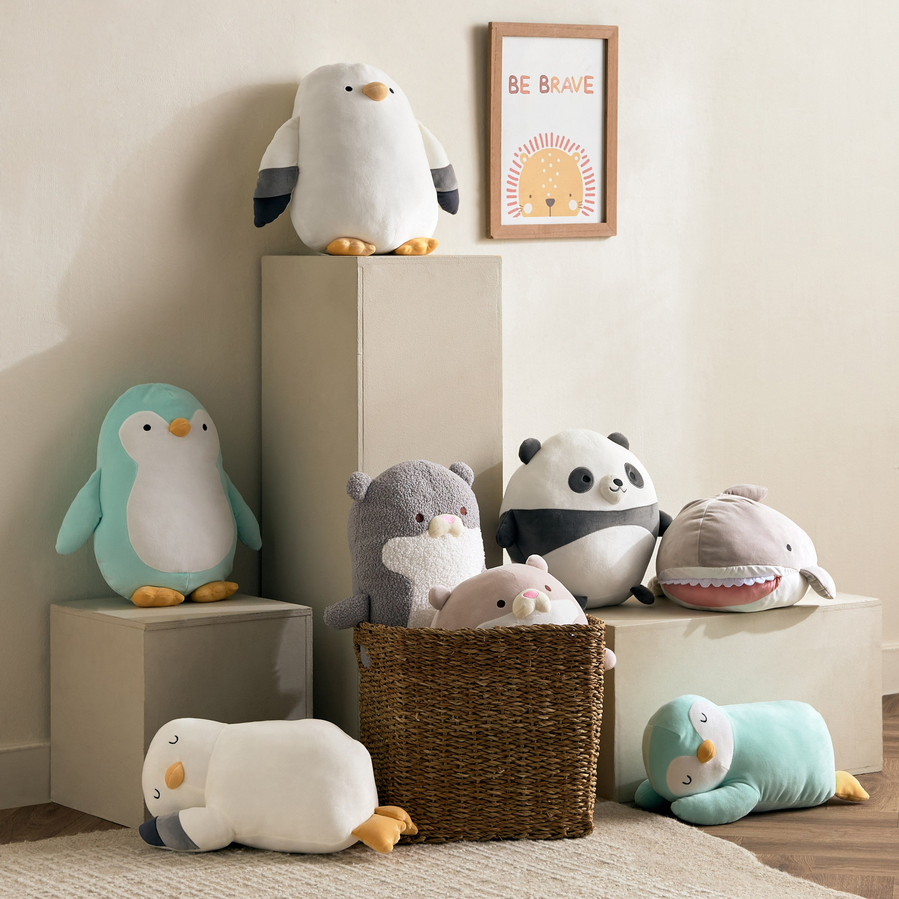 وسادة على شكل بطريق من سنتور - 21x43x17 سم-hbxbedroom-bedding-cushionsandcovers-filledcushions-image-8