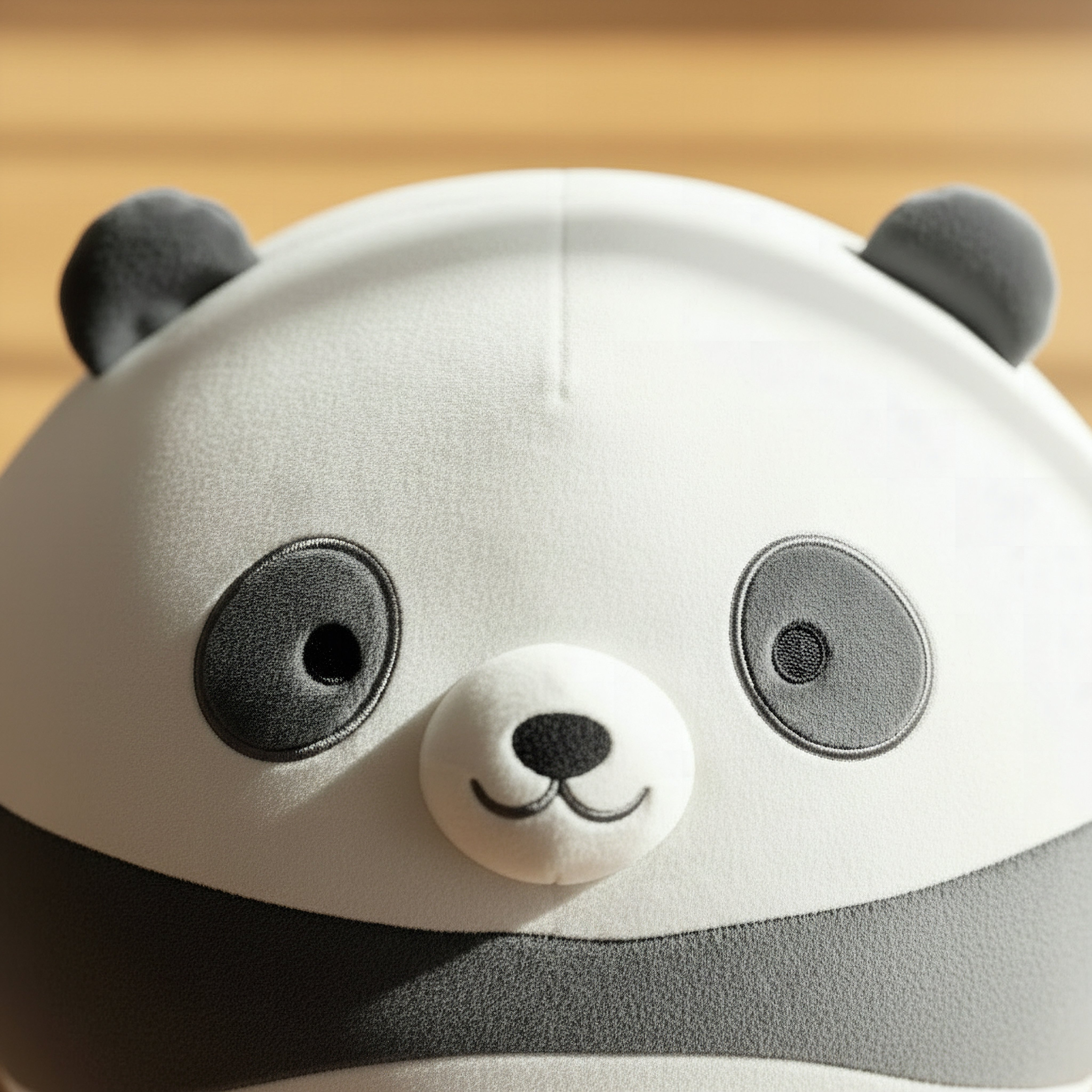 Centaur Round Panda Shaped Cushion - 34x29x26 cm-hbxbedroom-bedding-cushionsandcovers-filledcushions-image-3