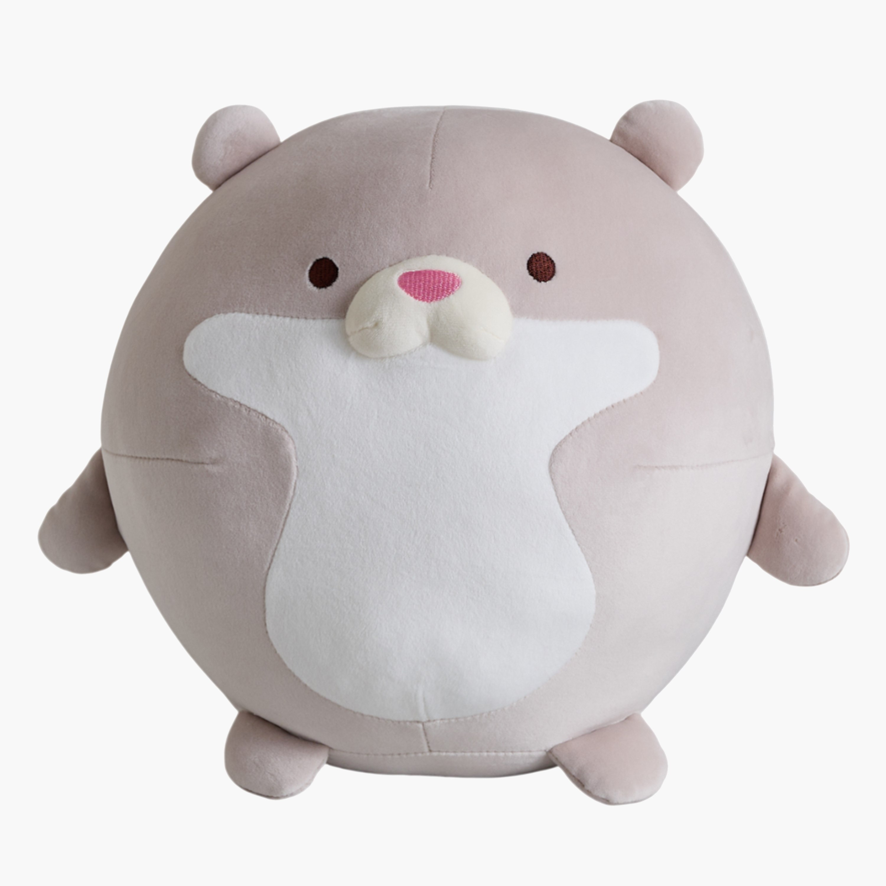 Centaur Round Otter Shaped Cushion - 37x27x26 cm-hbxbedroom-bedding-cushionsandcovers-filledcushions-image-9