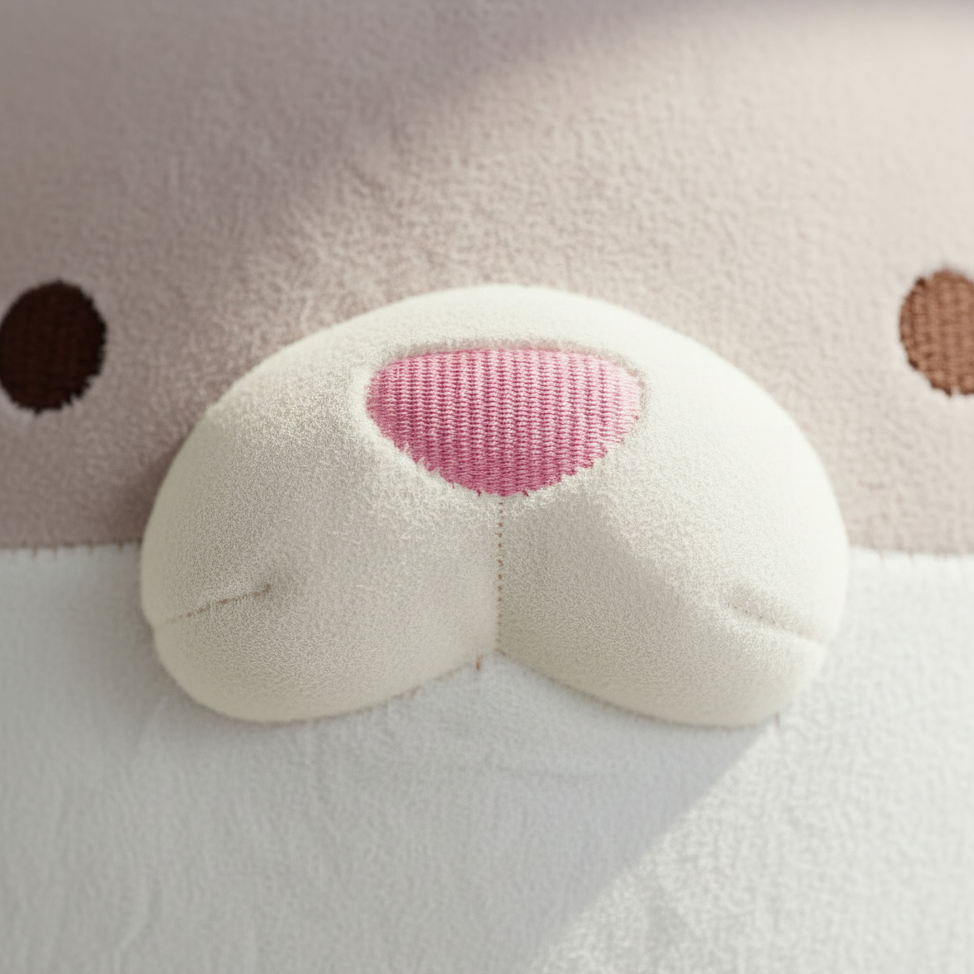 Centaur Round Otter Shaped Cushion - 37x27x26 cm-hbxbedroom-bedding-cushionsandcovers-filledcushions-image-3