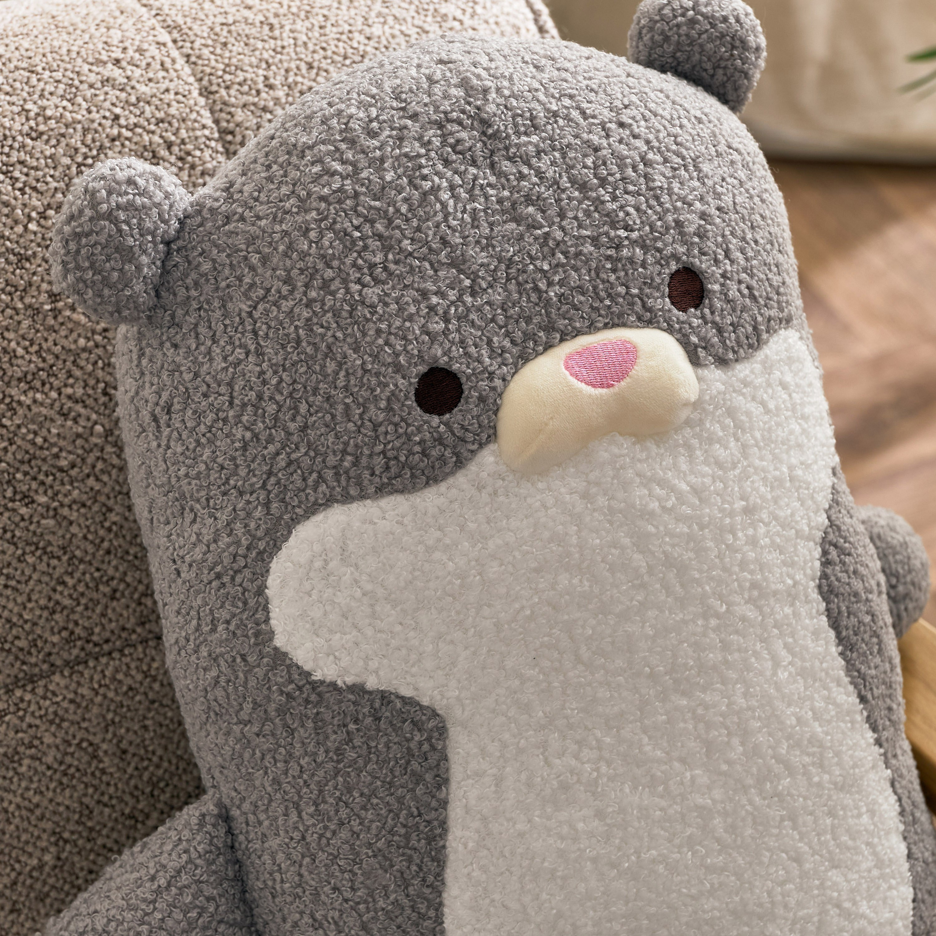 Centaur Otter Shaped Cushion - 40x45x18cm-hbxbedroom-bedding-cushionsandcovers-filledcushions-image-6