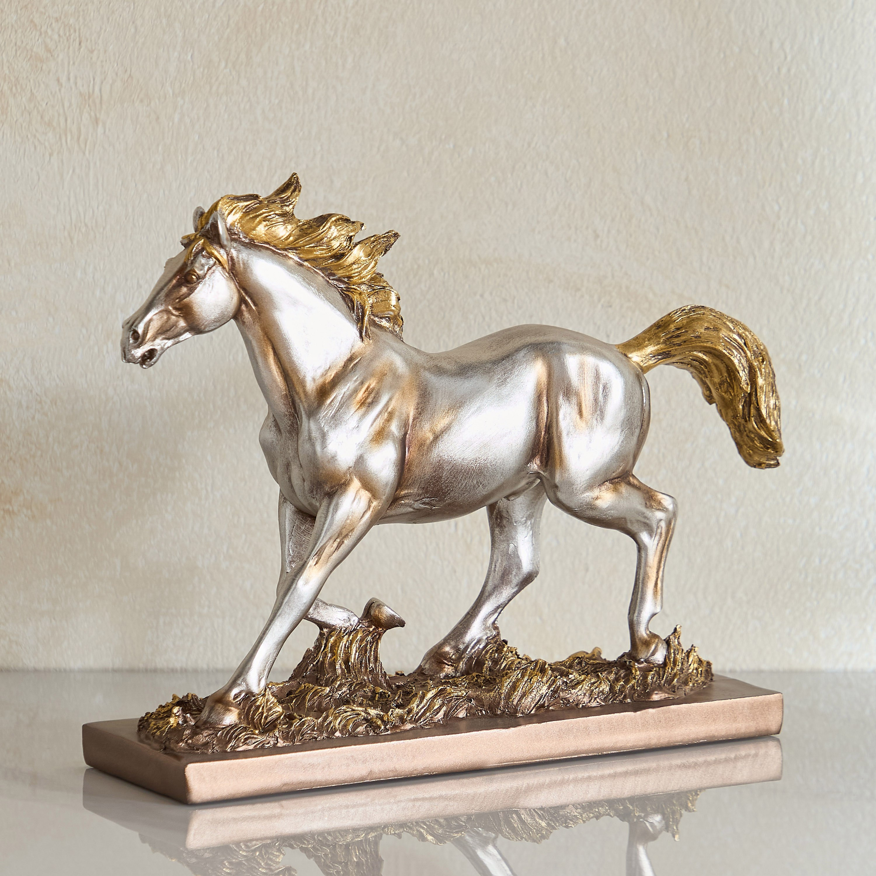 تمثال حصان واقف بوليريسين من رين قصيدة – 26.8×8×22.8 سم-hbxhomeware-homedecor-figurinesandornaments-image-5