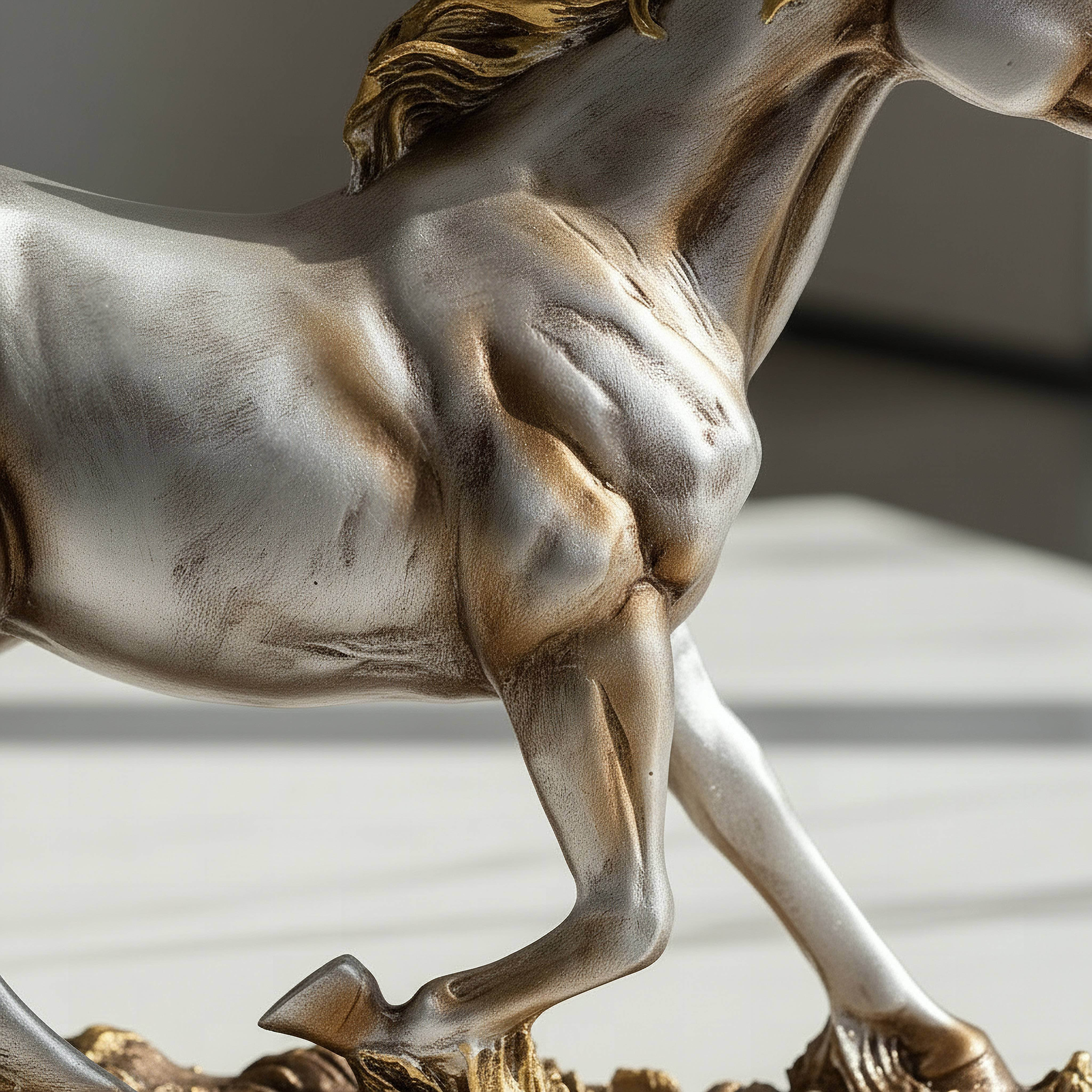 تمثال حصان واقف بوليريسين من رين قصيدة – 26.8×8×22.8 سم-hbxhomeware-homedecor-figurinesandornaments-image-3