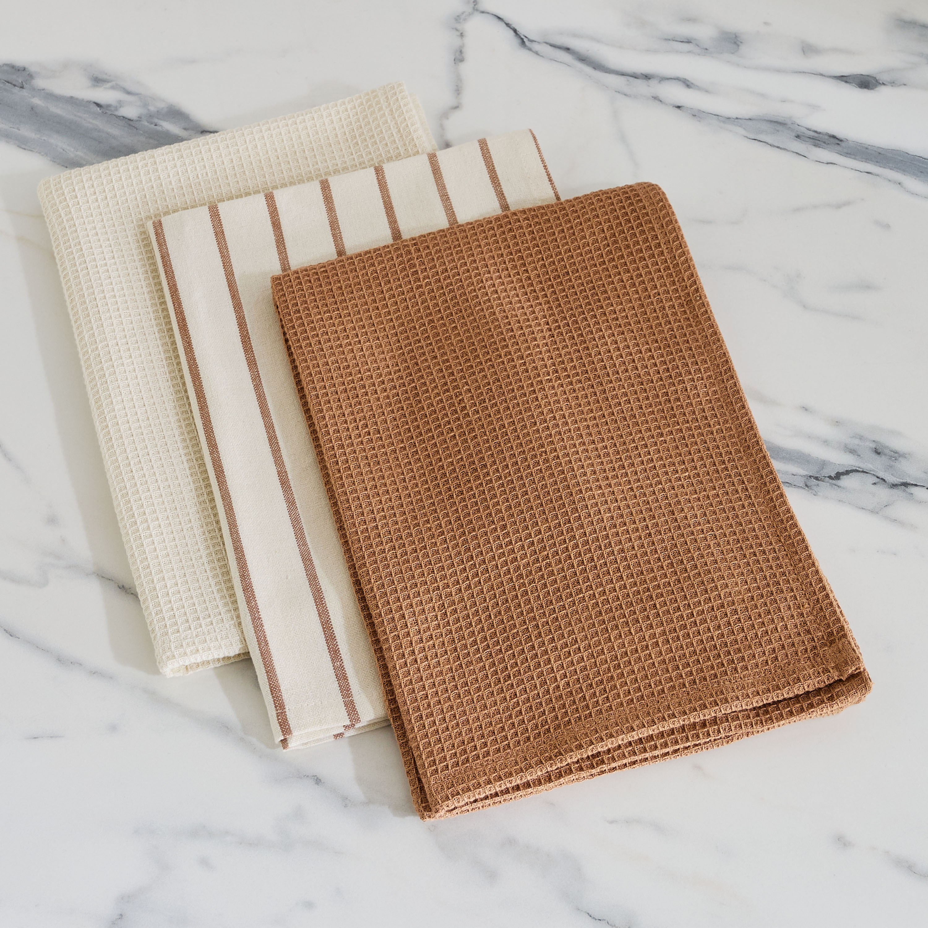 طقم مناشف مطبخ وافل 3 قطع بطبعات من بايتون - 40x60 سم-hbxhomeware-kitchenware-kitchenlinens-image-2