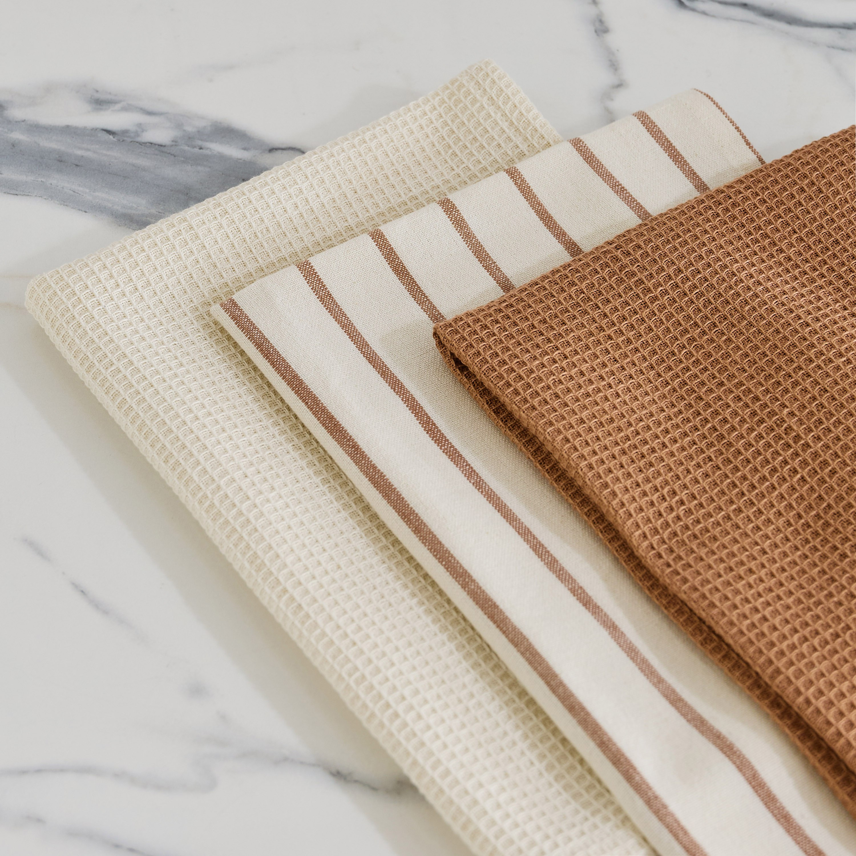 طقم مناشف مطبخ وافل 3 قطع بطبعات من بايتون - 40x60 سم-hbxhomeware-kitchenware-kitchenlinens-image-3