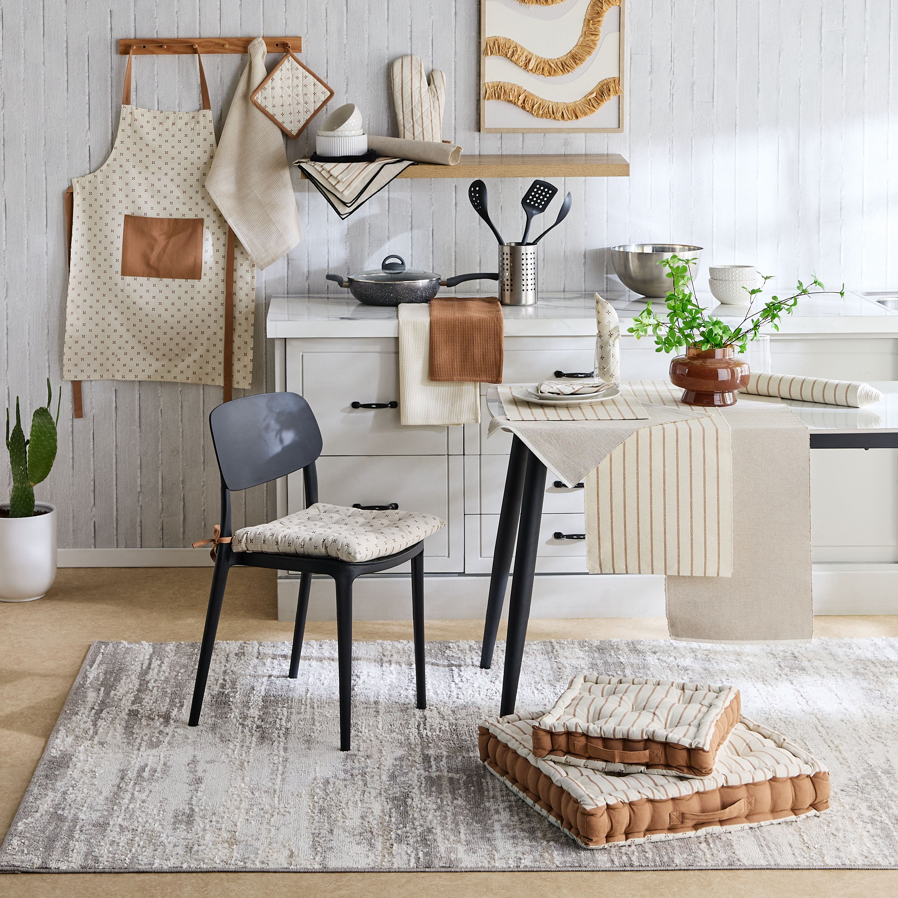 طقم مناشف مطبخ وافل 3 قطع بطبعات من بايتون - 40x60 سم-hbxhomeware-kitchenware-kitchenlinens-image-4