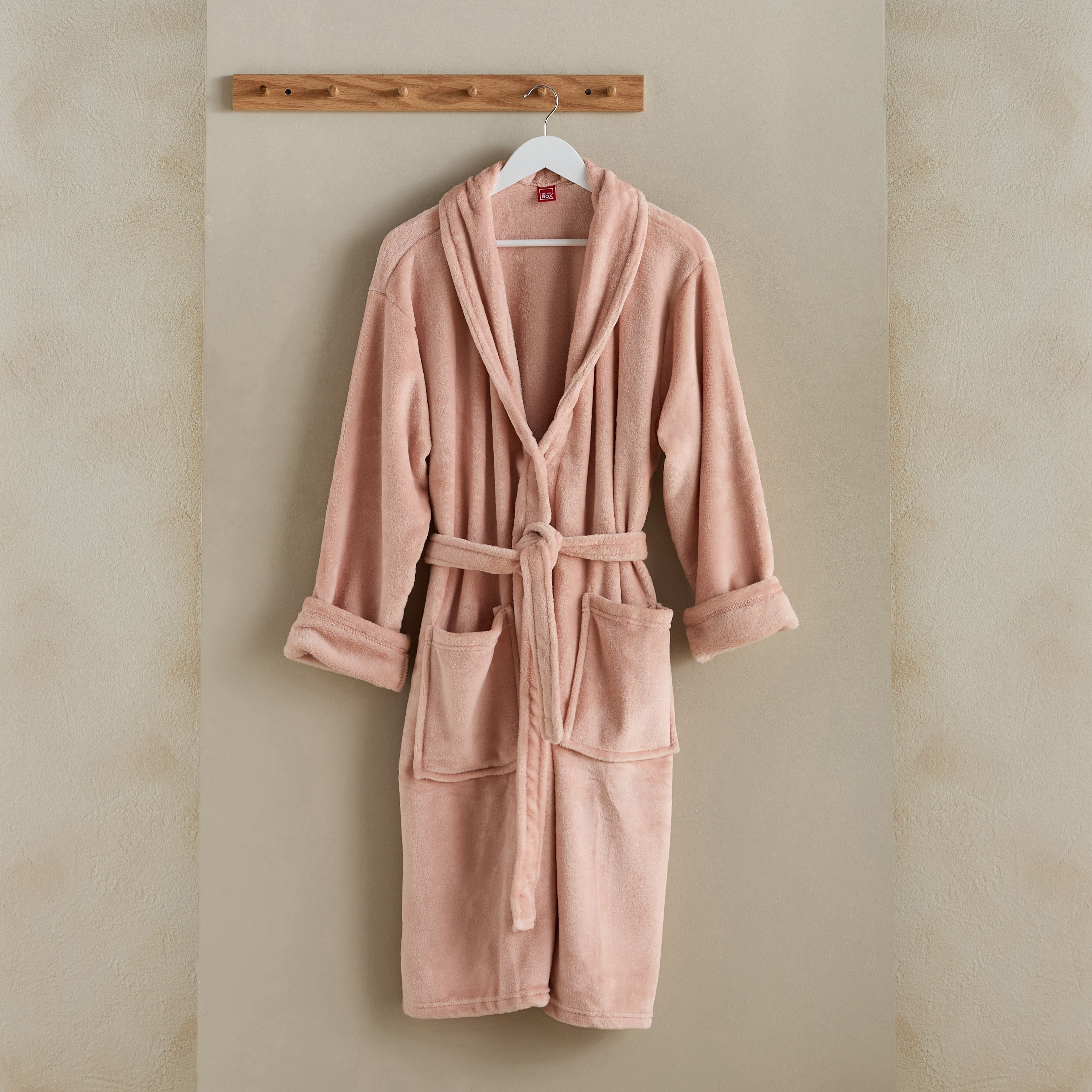 Atlanta Microfibre Flannel Bathrobe - Medium-hbxhomeware-hbxkidsandyouth-image-1