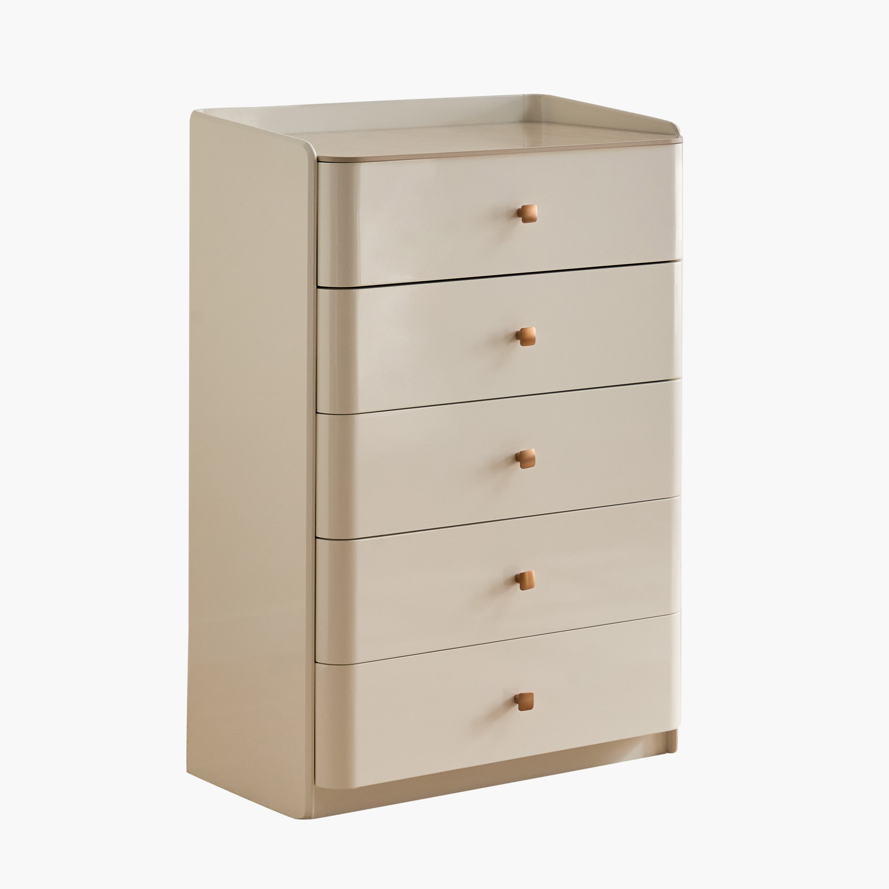 Umbria Chester High Gloss Sintered Stone Top Chest Of 5 Drawers-hbxfurniture-dressersandchests-chestofdrawers-image-6