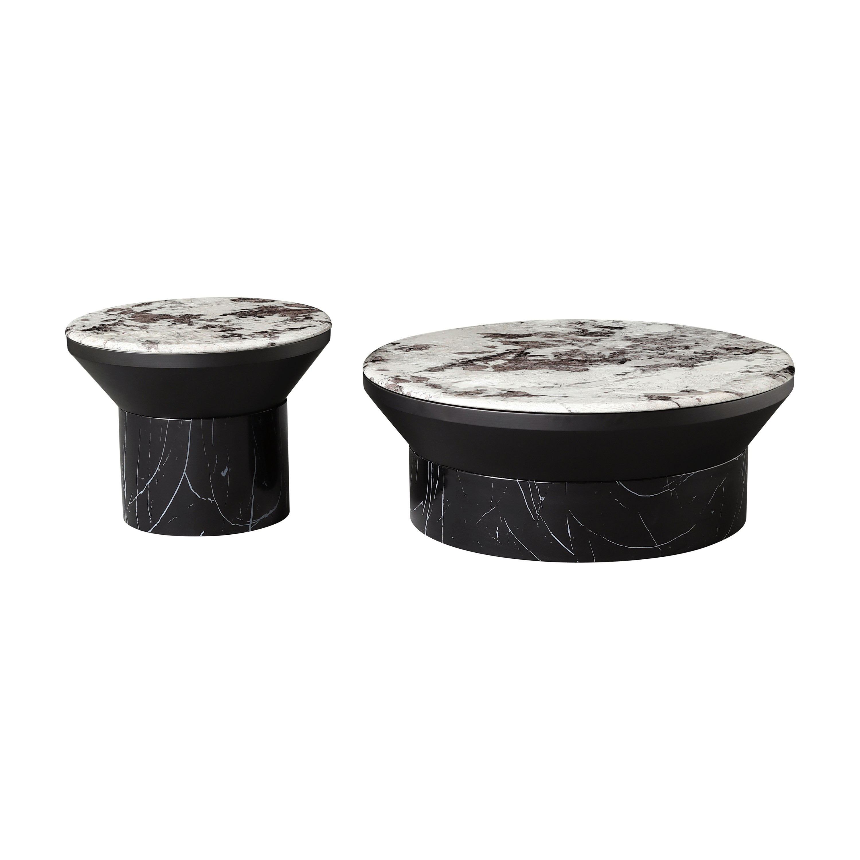 طاولات قهوة رخام صناعي من سولير - طقم من قطعتين-hbxlivingroom-tablesandstands-coffeetables-image-4