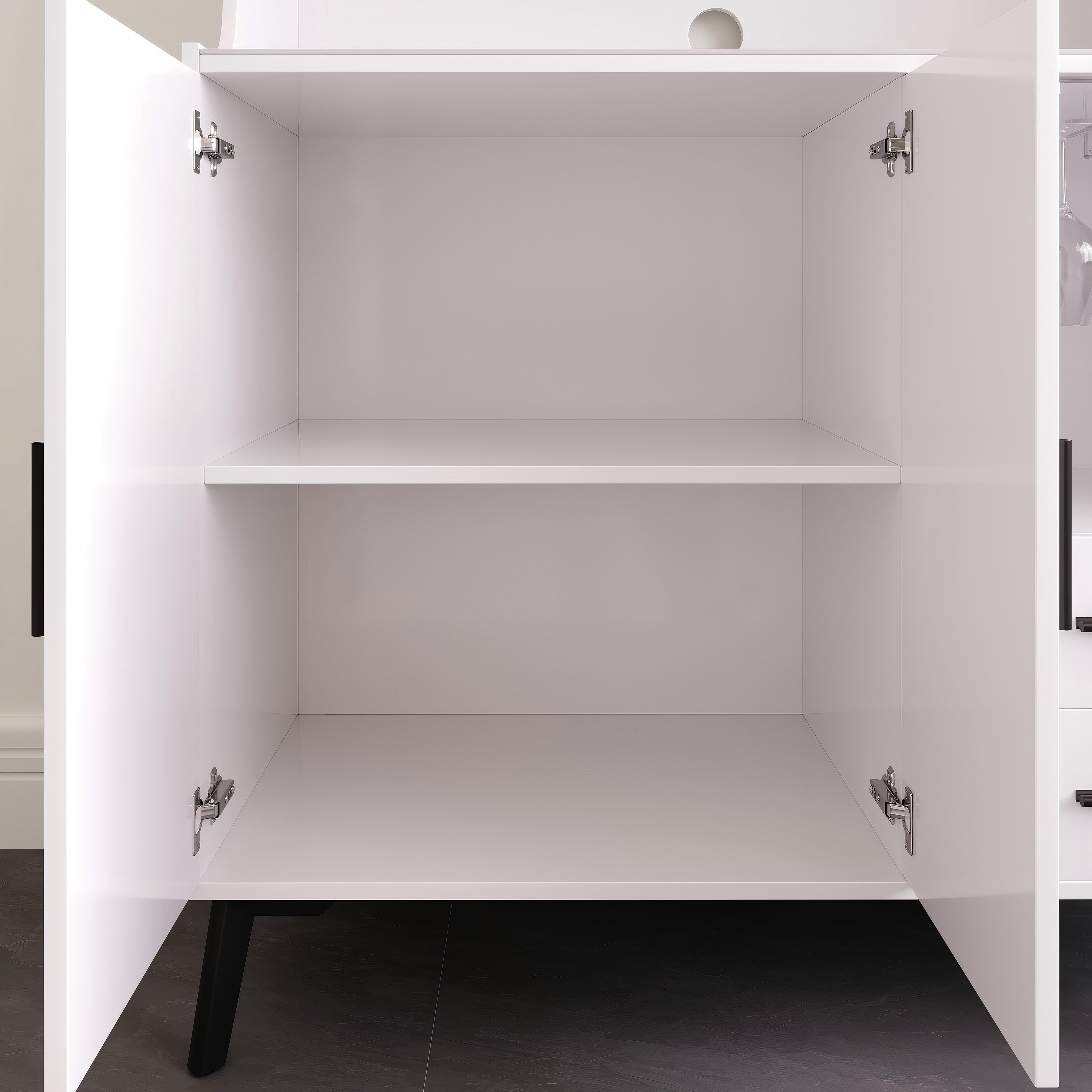Marwell 2 Door 2 Drawer Sintered Stone Top Coffee Cabinet-hbxfurniture-diningroom-buffetsandsideboards-image-5