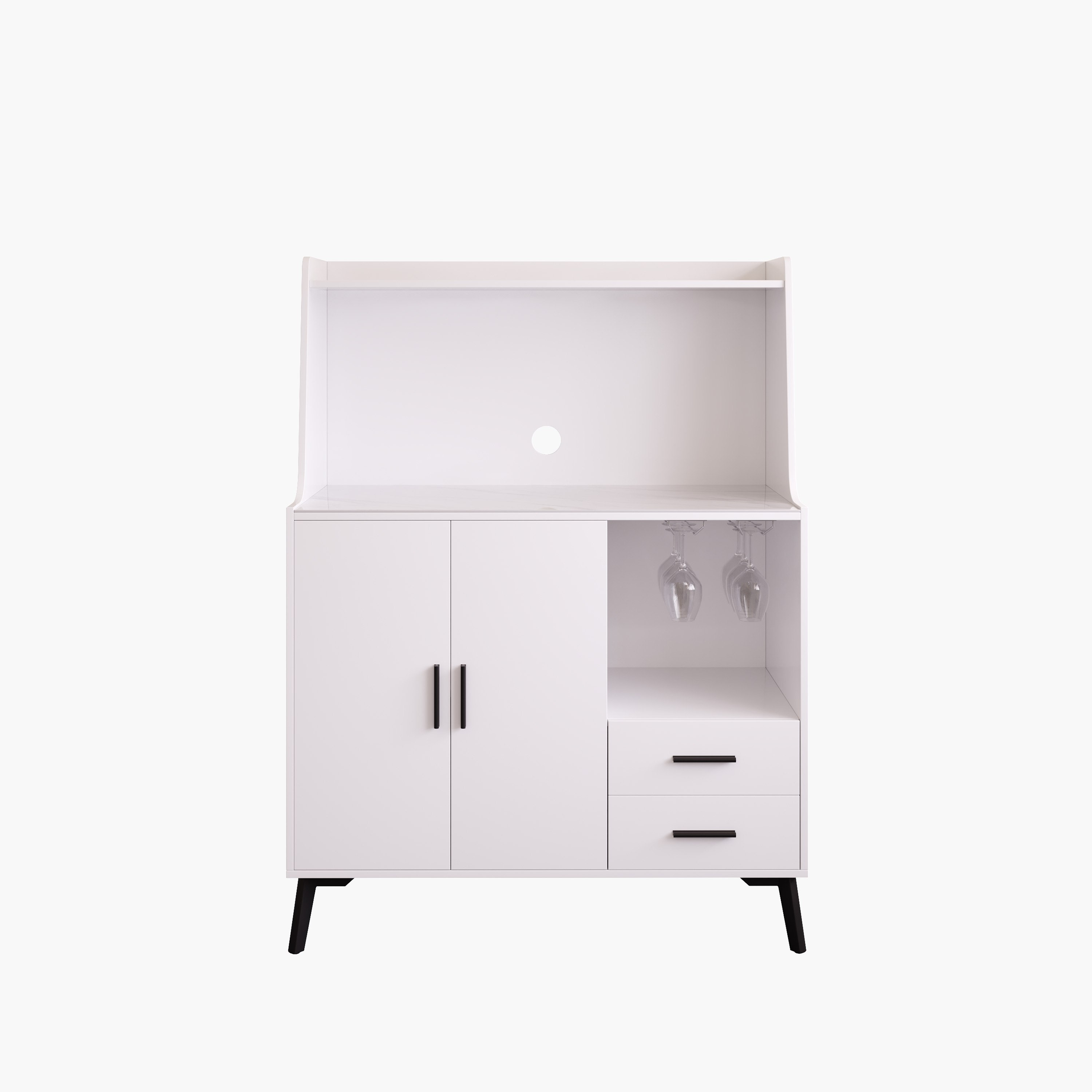 Marwell 2 Door 2 Drawer Sintered Stone Top Coffee Cabinet-hbxfurniture-diningroom-buffetsandsideboards-image-7