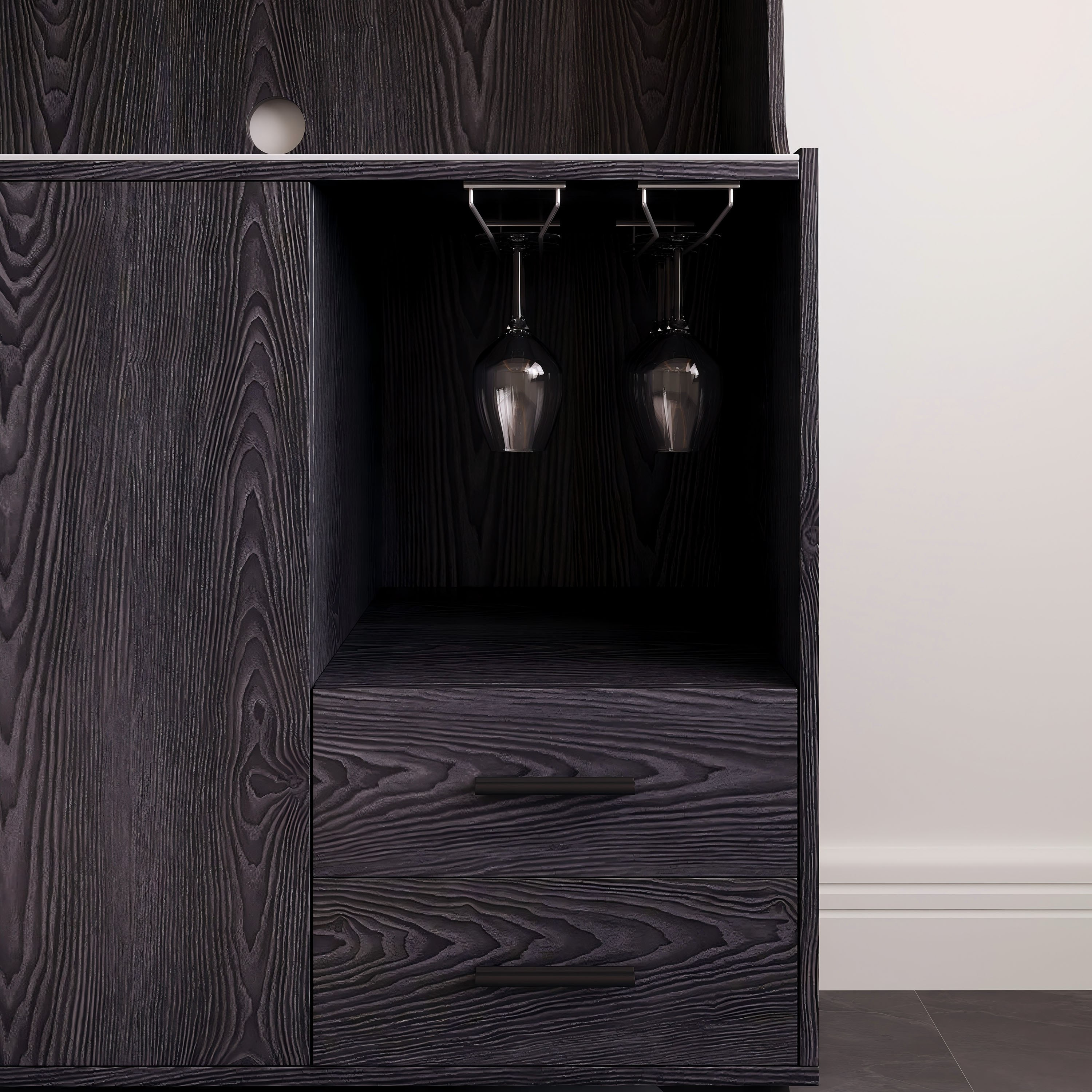 خزانة قهوة ببابين ودرجين بسطح حجر ملبّد من مارويل-hbxfurniture-diningroom-buffetsandsideboards-image-3
