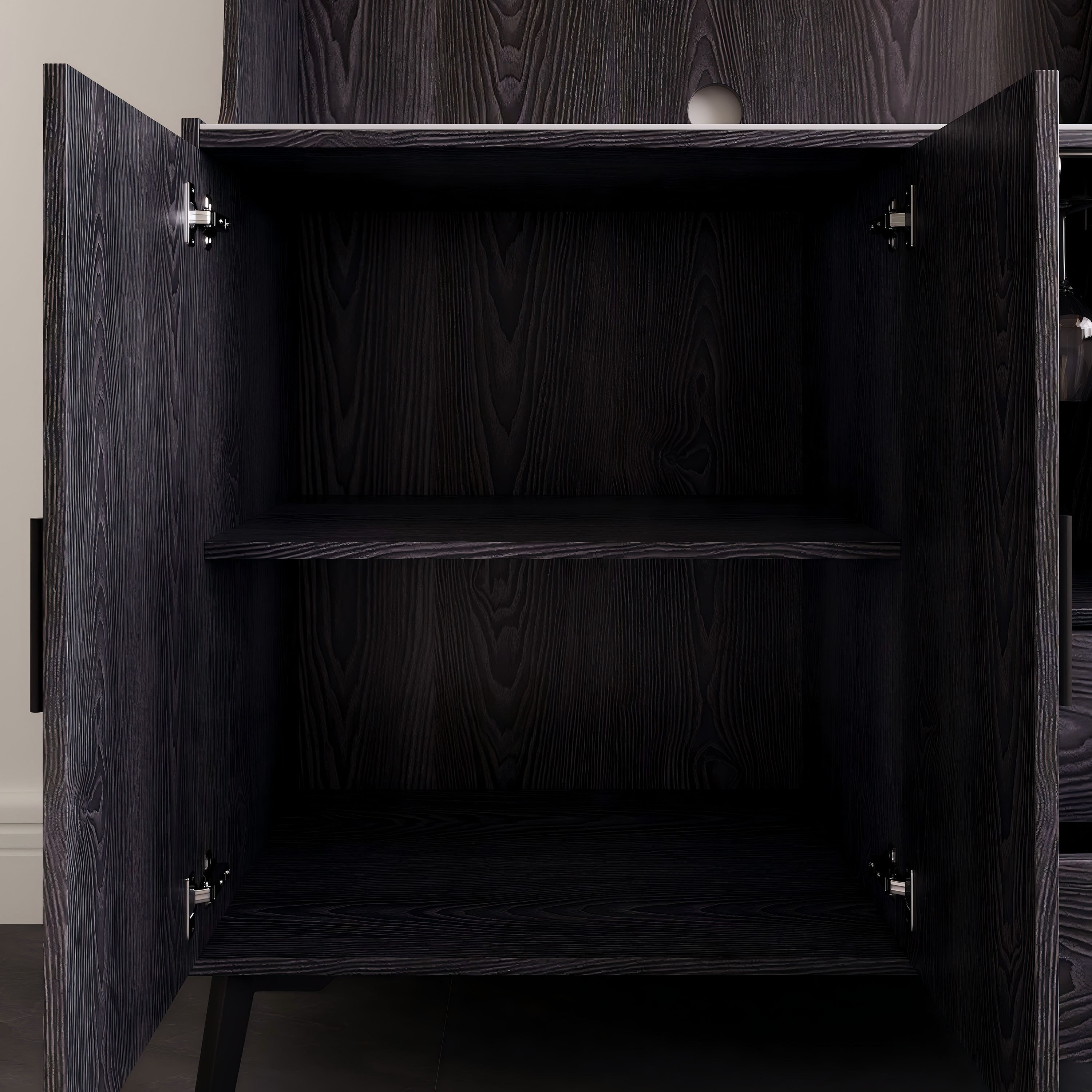 خزانة قهوة ببابين ودرجين بسطح حجر ملبّد من مارويل-hbxfurniture-diningroom-buffetsandsideboards-image-5