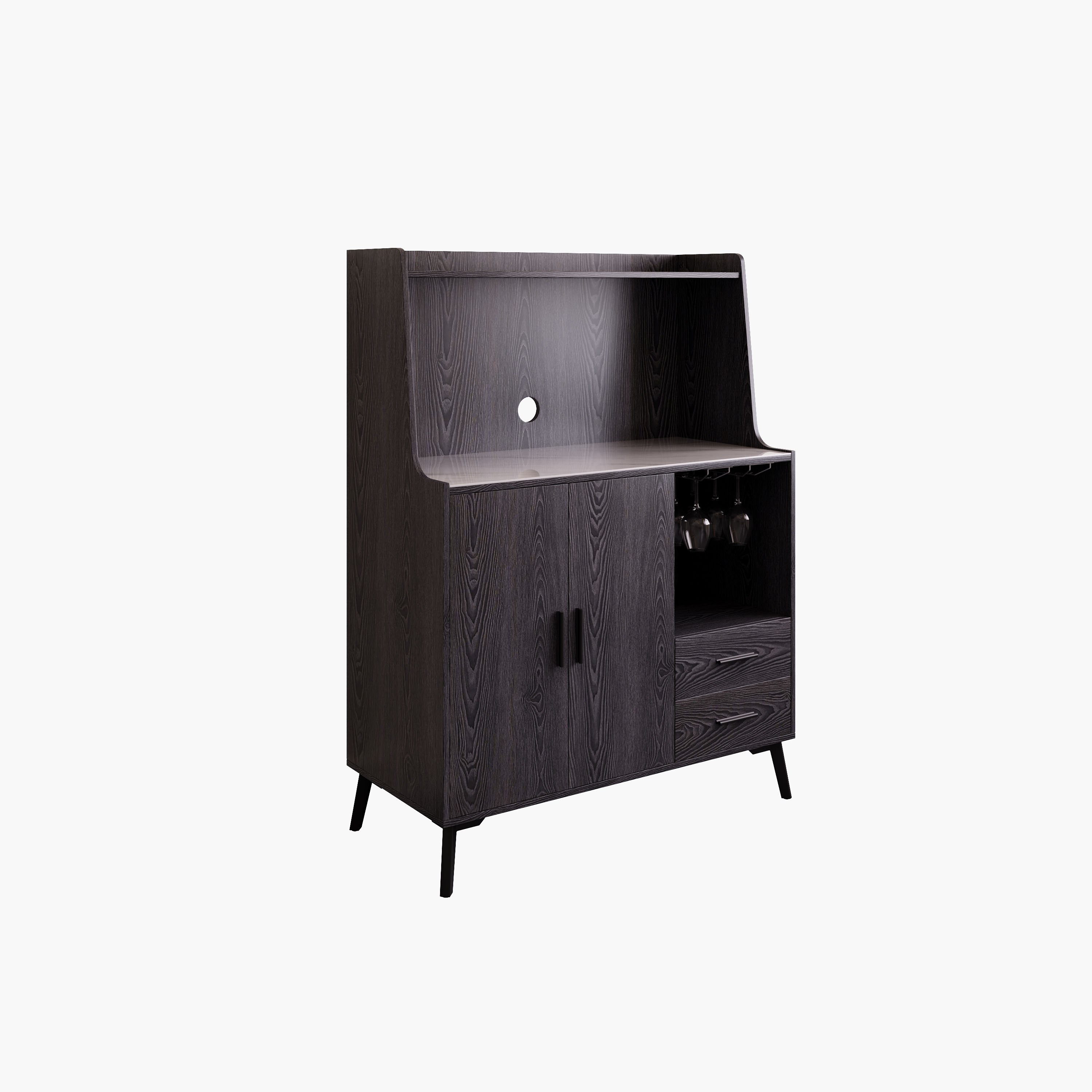 خزانة قهوة ببابين ودرجين بسطح حجر ملبّد من مارويل-hbxfurniture-diningroom-buffetsandsideboards-image-8
