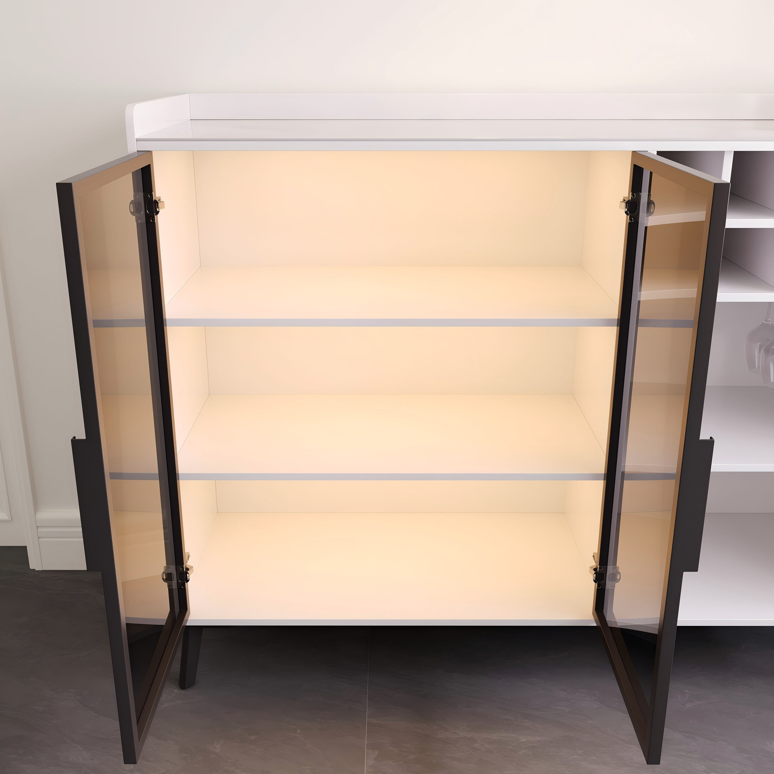 Marwell 2 Door Sintered Stone Top Bar Cabinet-hbxfurniture-diningroom-barcountersandbarstools-image-4