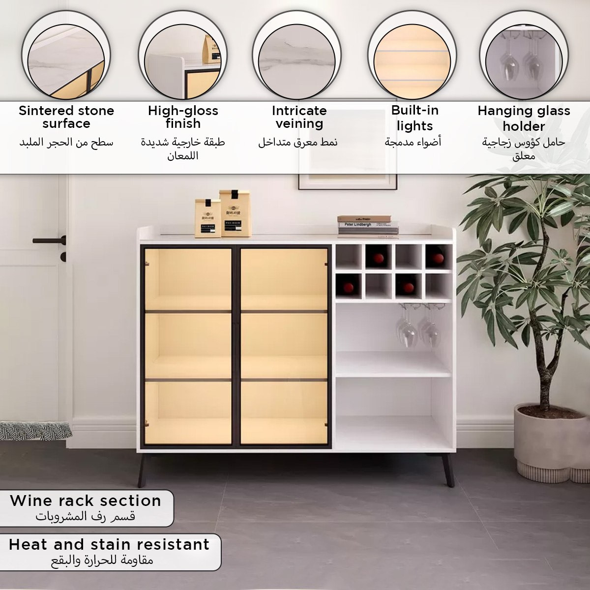 Marwell 2 Door Sintered Stone Top Bar Cabinet-hbxfurniture-diningroom-barcountersandbarstools-image-9