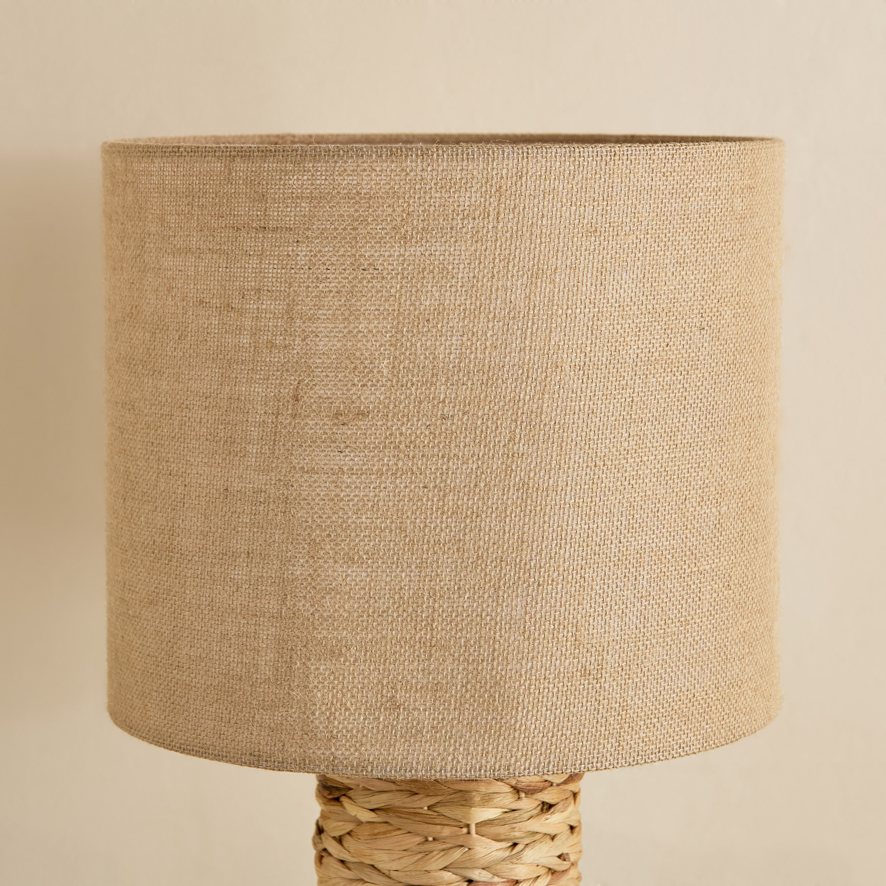 Naturel Seagrass Table Lamp with Linen Shade - 33x61 cm-hbxbedroom-lighting-tablelamps-image-7