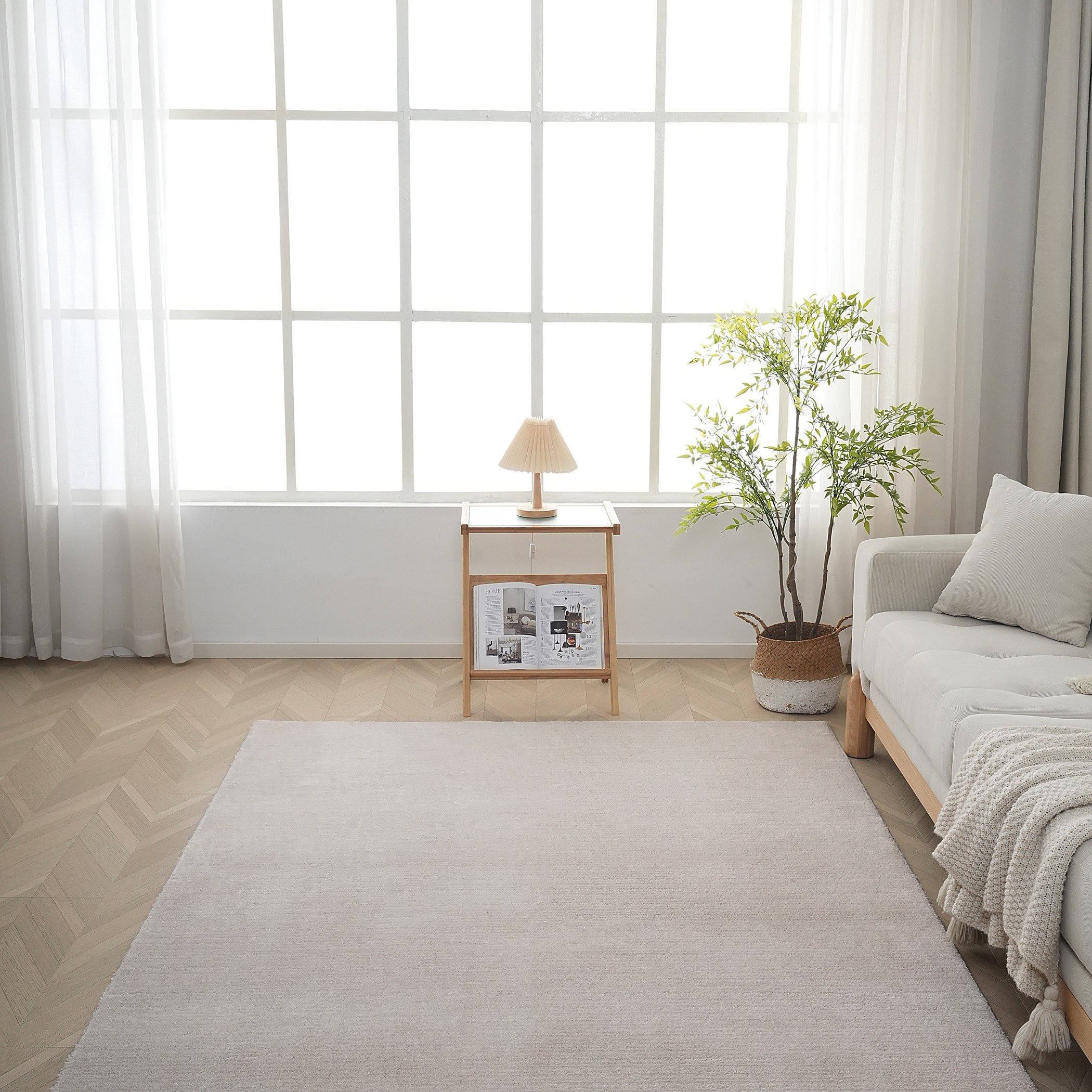 Movo Cozy Lite Microfibre Rug - 160x230 cm-hbxdecorandfurnishings-floorcoverings-rugs-image-1
