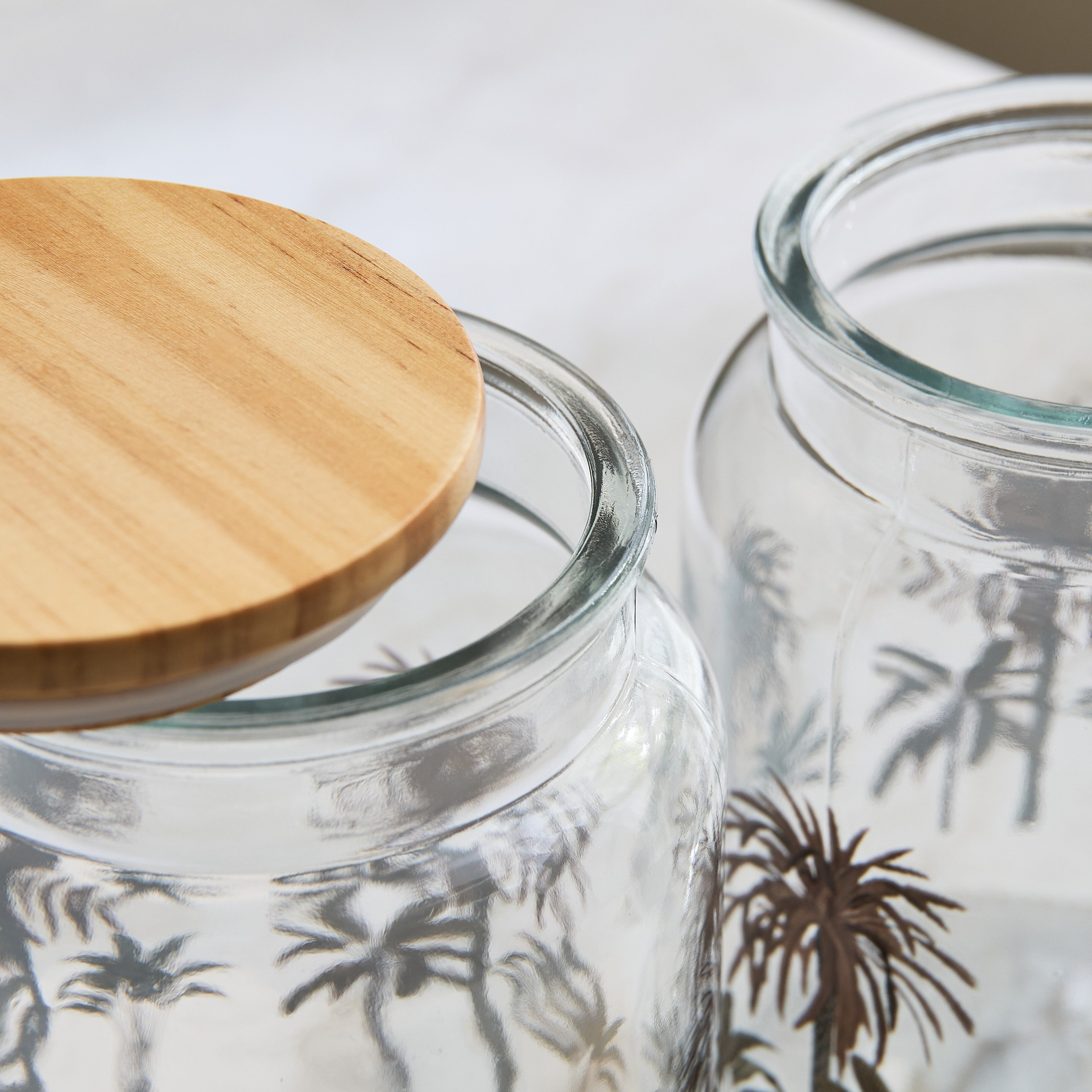 Sahra 2-Piece Glass Jar Set - 1 L-hbxhomeware-hbxkitchen-image-3