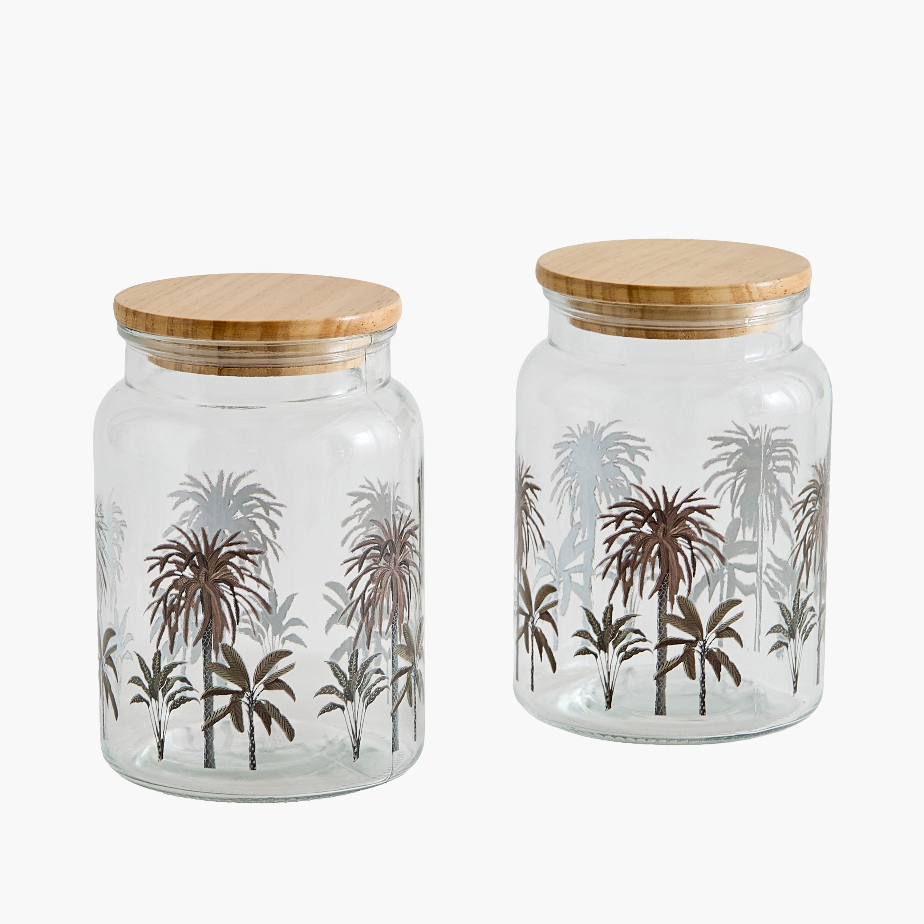 Sahra 2-Piece Glass Jar Set - 1 L-hbxhomeware-hbxkitchen-image-6