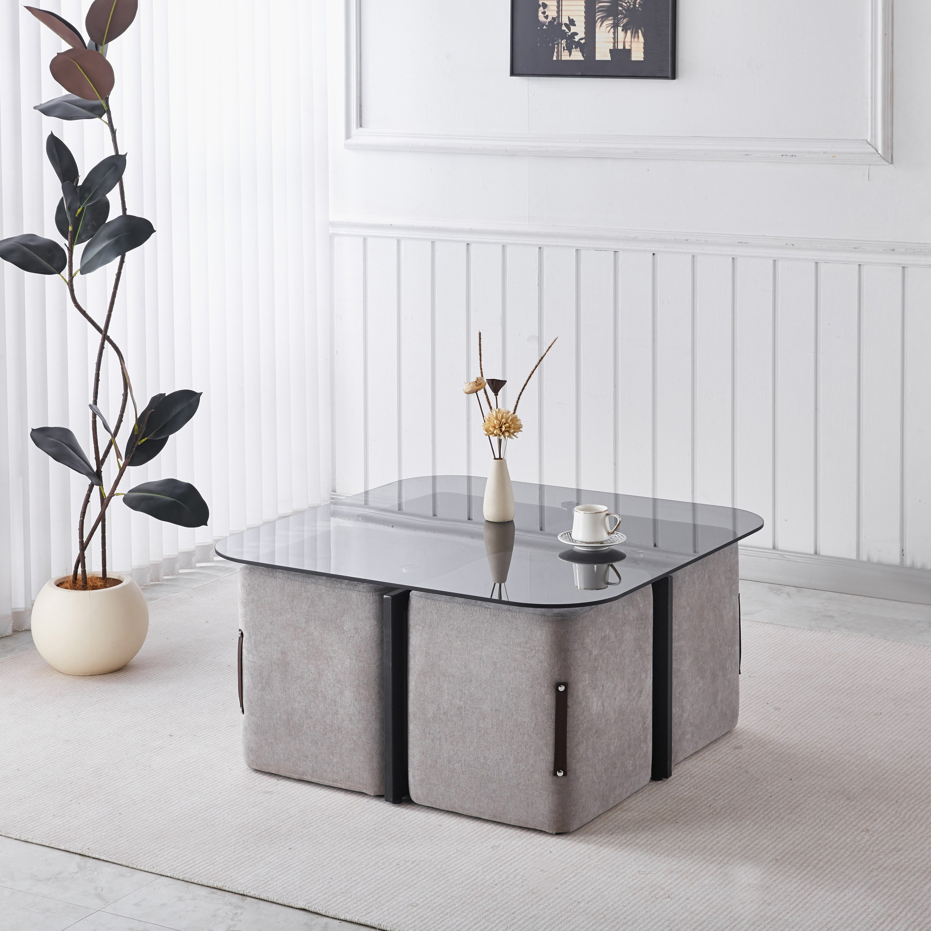 Movo-Catalina Glass Top Coffee Table with 4 Stools-PROMO_HB_UAE_HBX10_250526-image-2