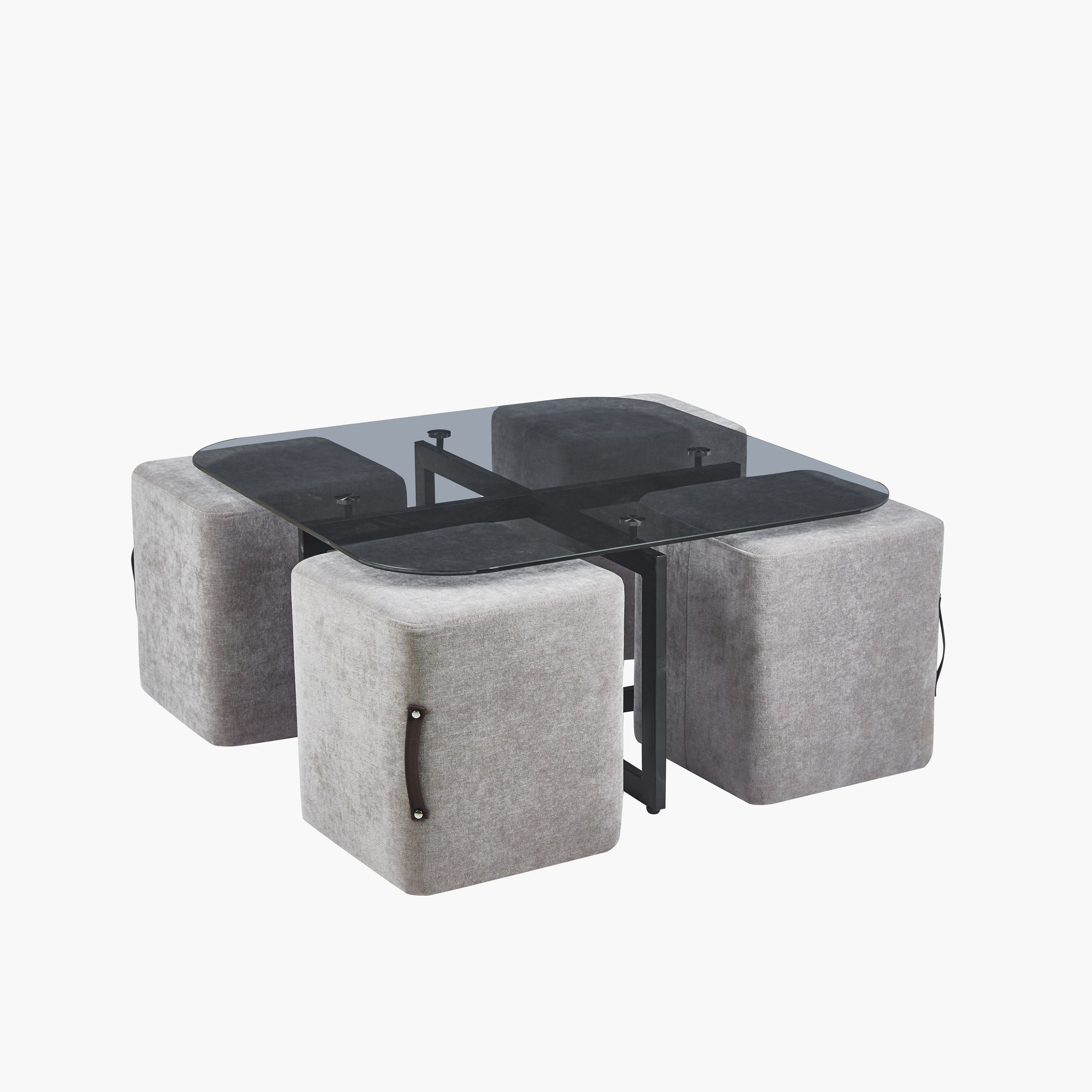 Movo-Catalina Glass Top Coffee Table with 4 Stools-PROMO_HB_UAE_HBX10_250526-image-7