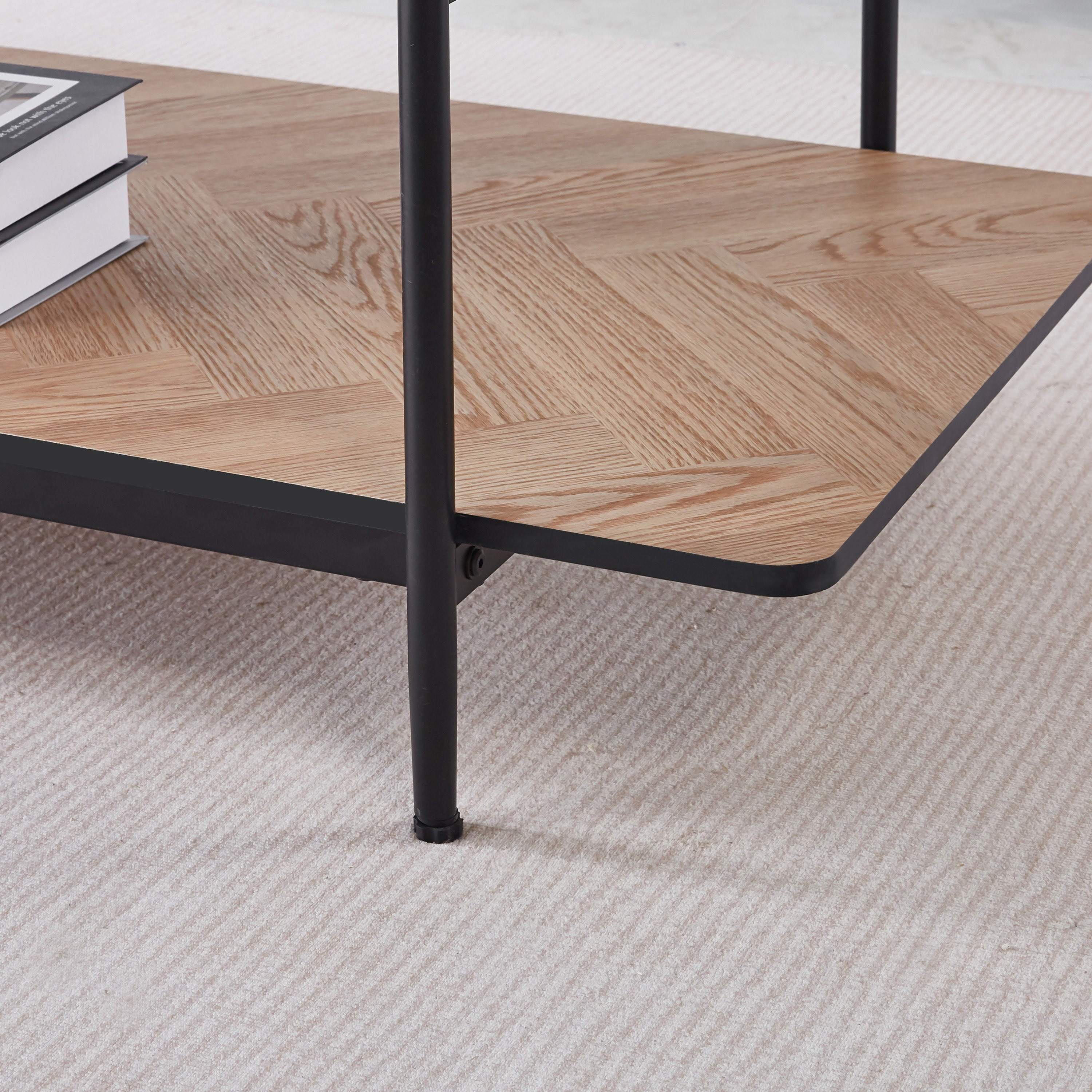 Baldwin Glass Top End Table with Shelf-hbxfurniture-livingroom-endtables-image-2