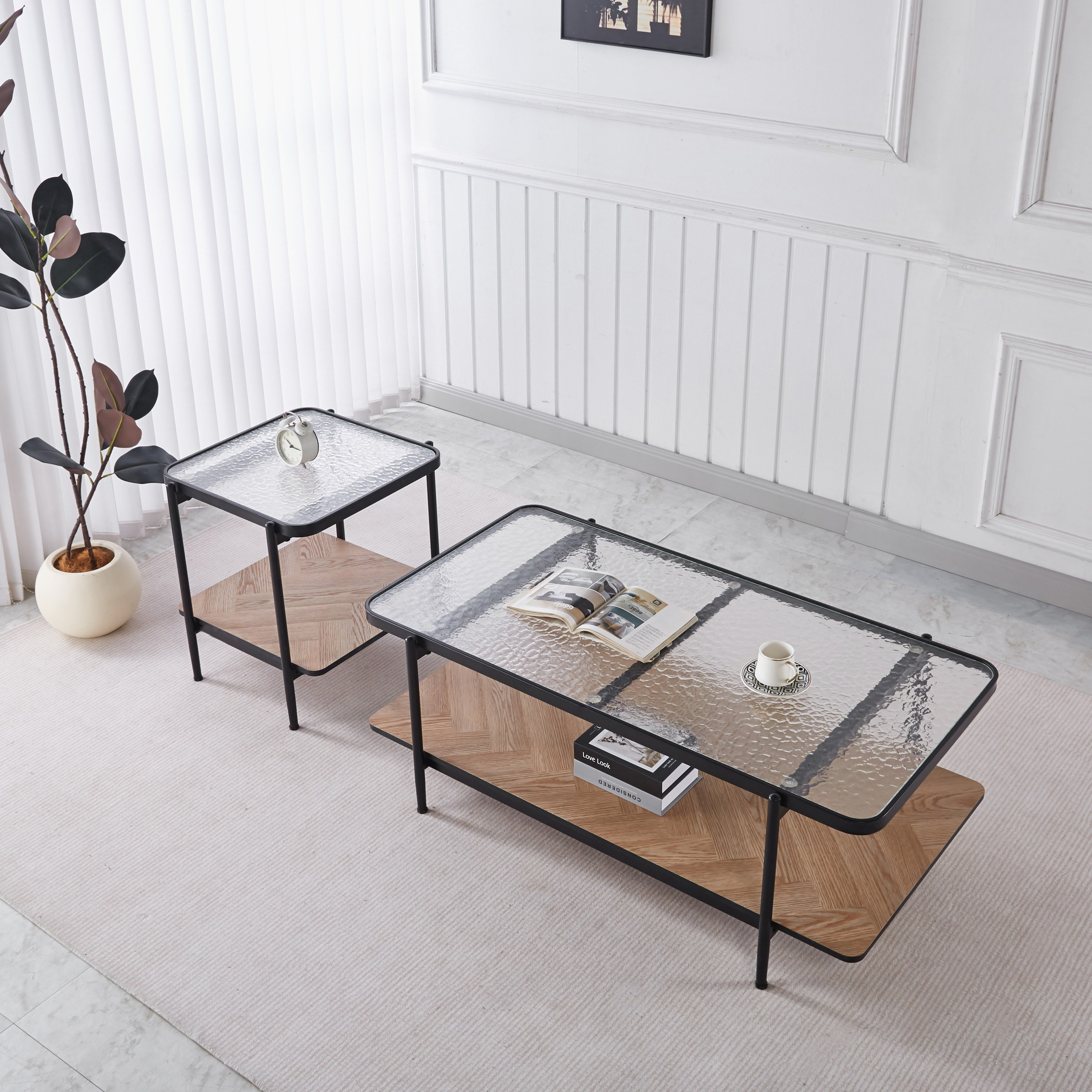 Baldwin Glass Top End Table with Shelf-hbxfurniture-livingroom-endtables-image-5