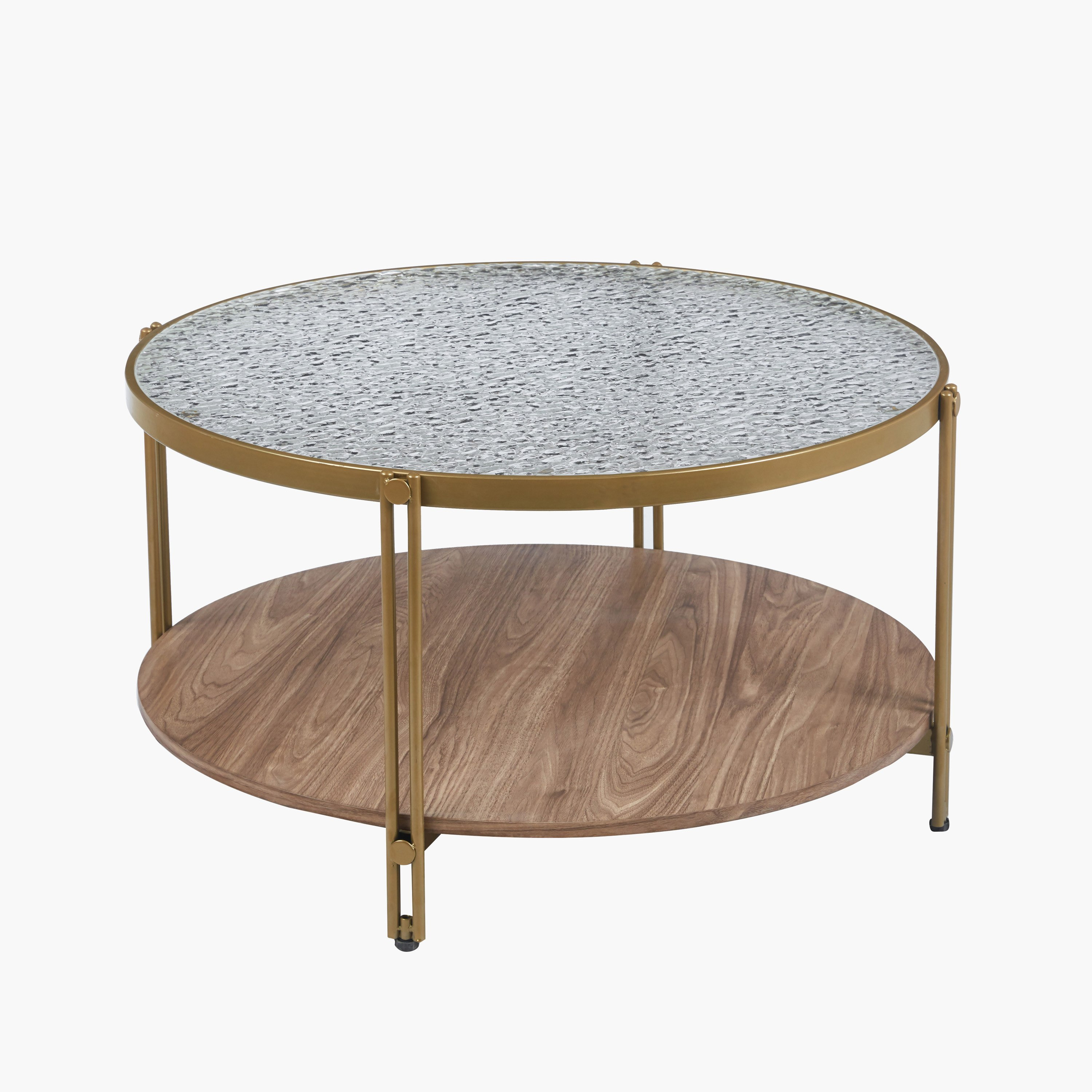 Leroy Round Glass Top Coffee Table with Shelf-hbxlivingroom-tablesandstands-coffeetables-image-7
