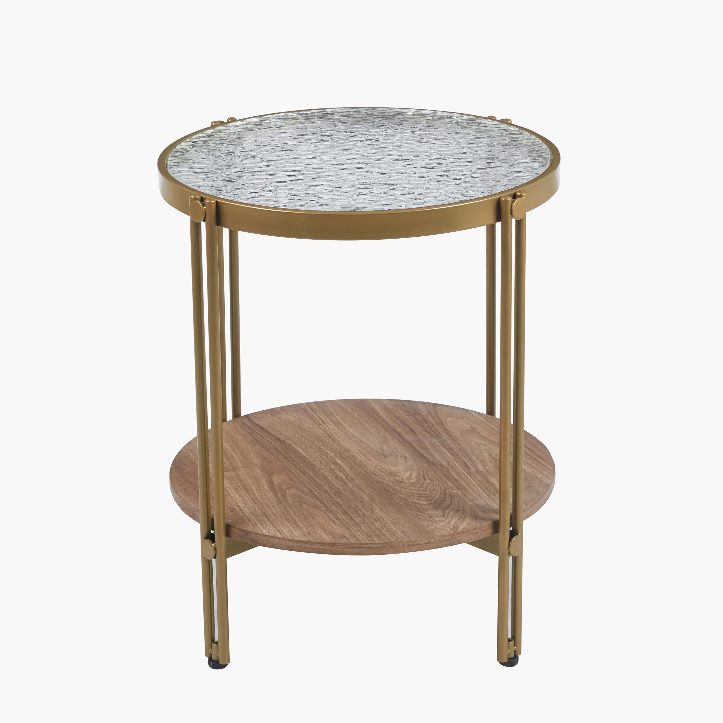Leroy Round Glass Top End Table with Shelf-hbxfurniture-livingroom-endtables-image-7