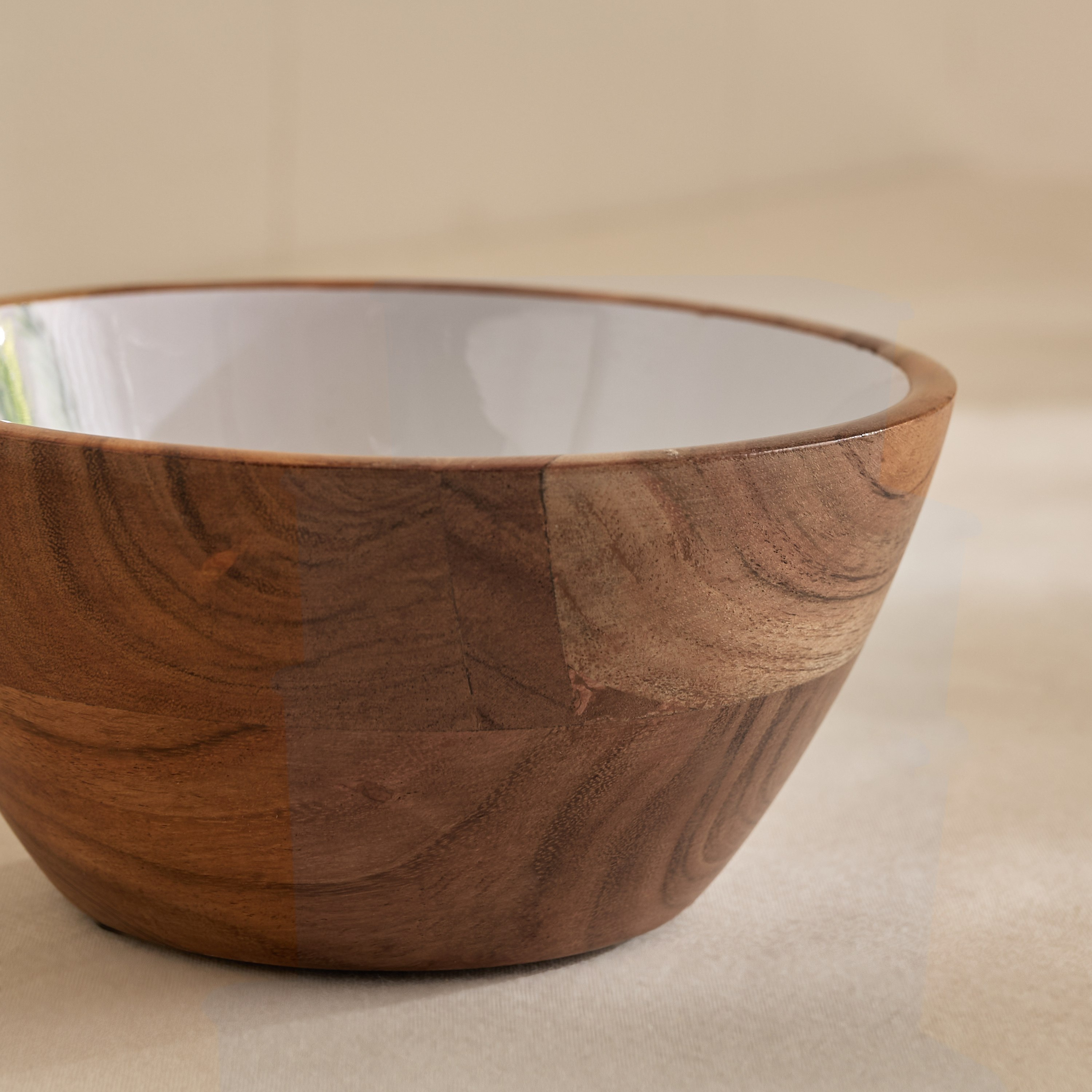 وعاء تقديم خشبي بتصميم أوراق من بالم - 17x17x8 سم-hbxdecorandfurnishings-tabletop-crockery-image-4