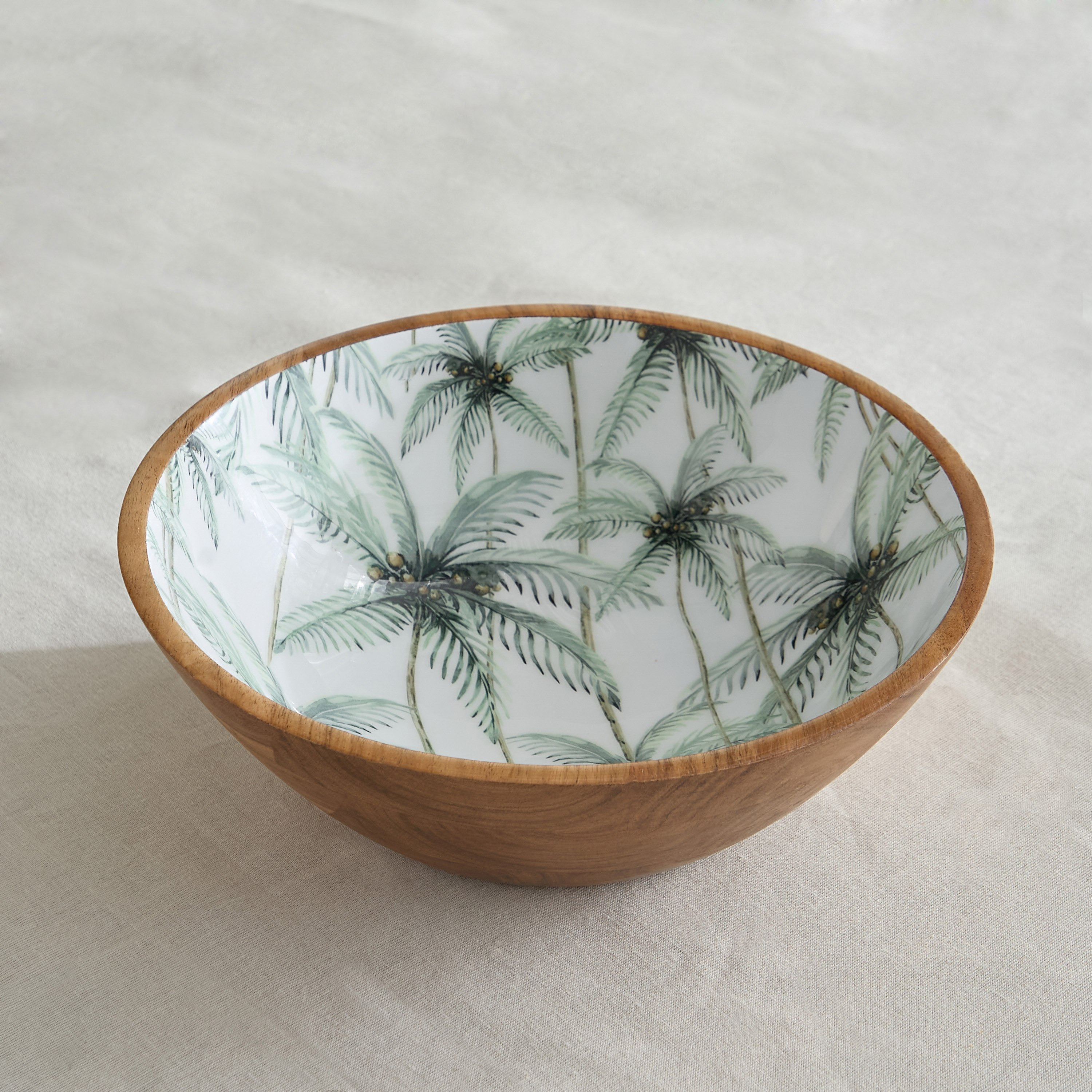 وعاء تقديم خشب بتصميم أوراق النخيل-hbxdecorandfurnishings-tabletop-crockery-image-2