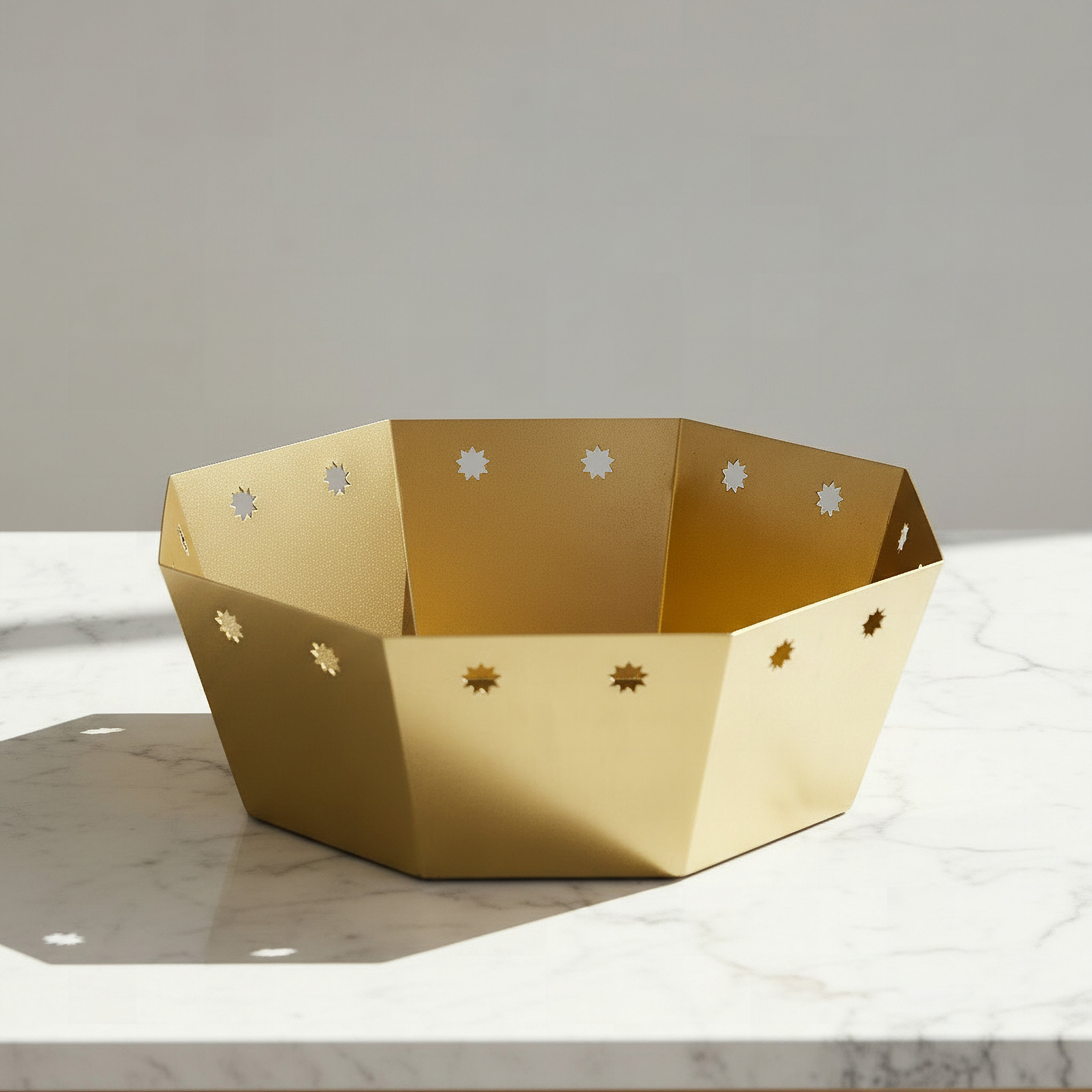 Layali Noor Serving Bowl - 26x26x9 cm-hbxdecorandfurnishings-tabletop-crockery-image-1